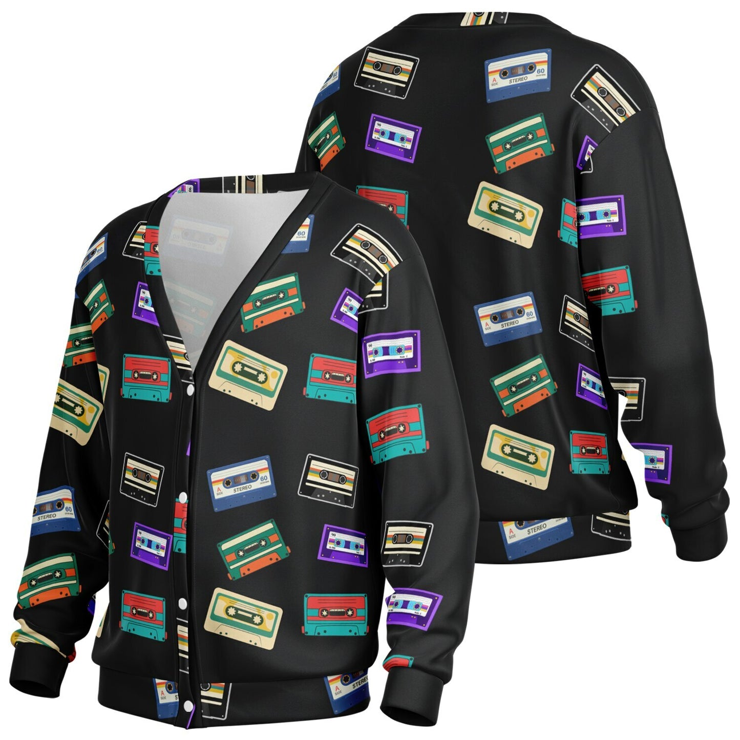 K-Funk Co Mixtape Classics Cardigan - AOP