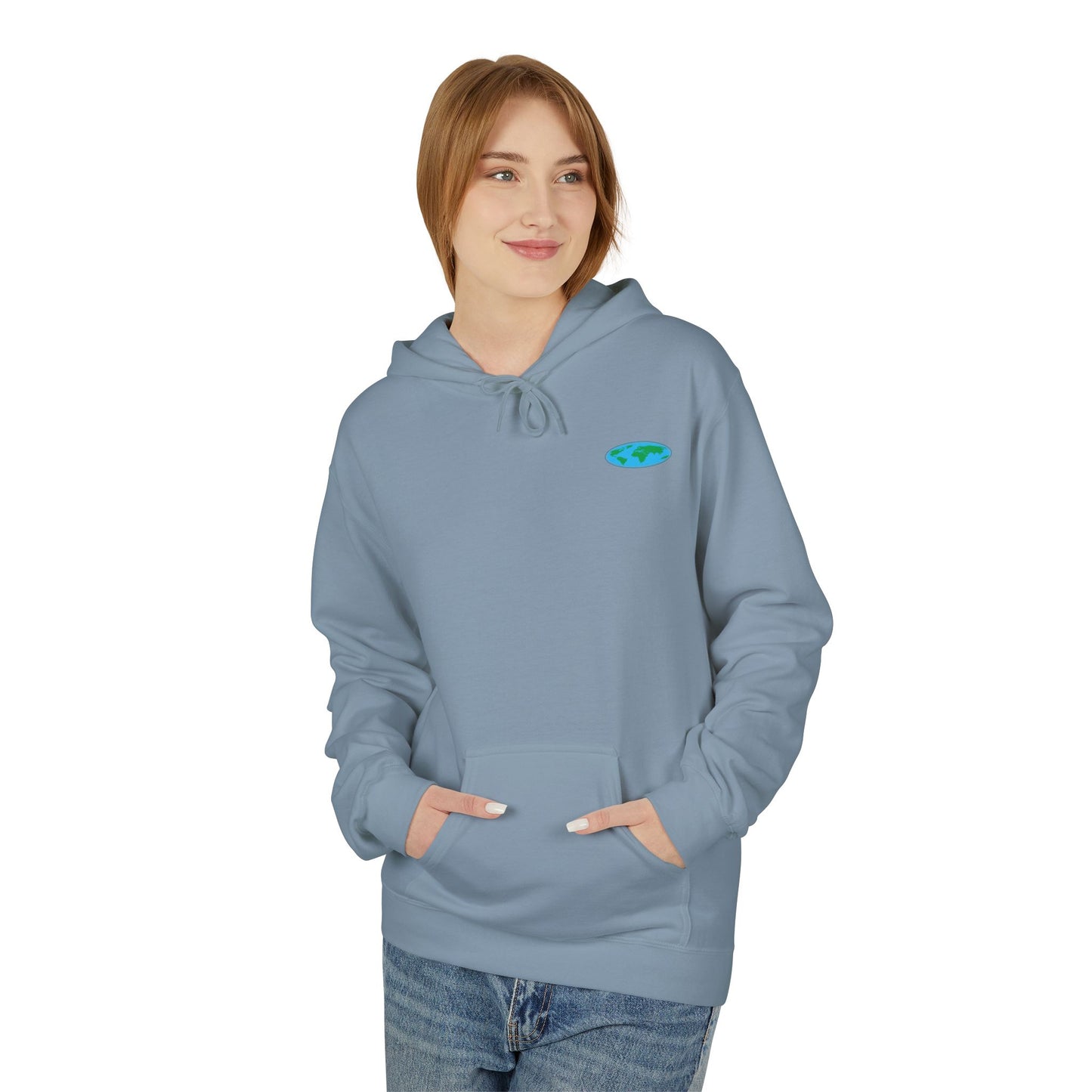 Hoodie Flat Earth Hiking Club Design