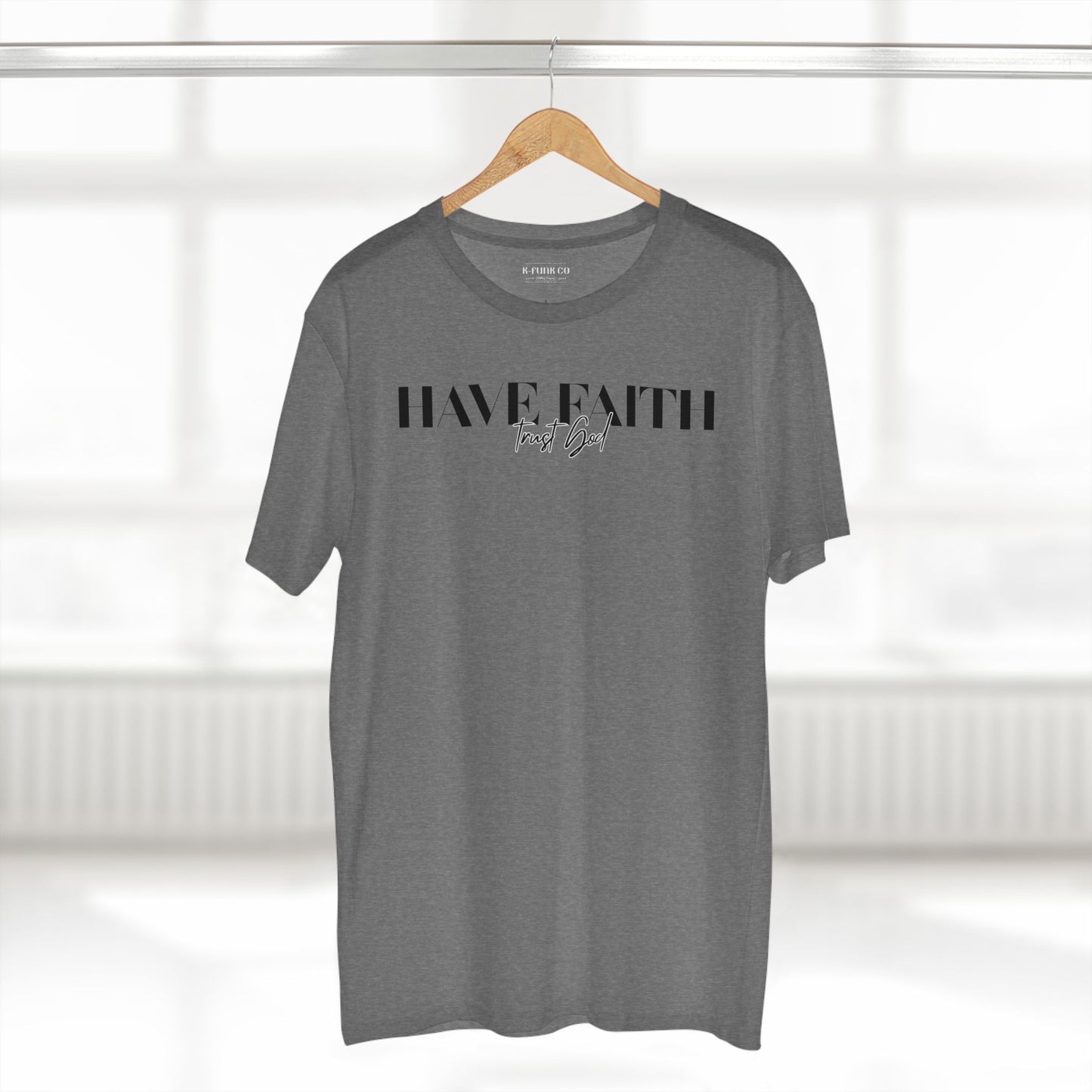 Have Faith Trust God Tee Black