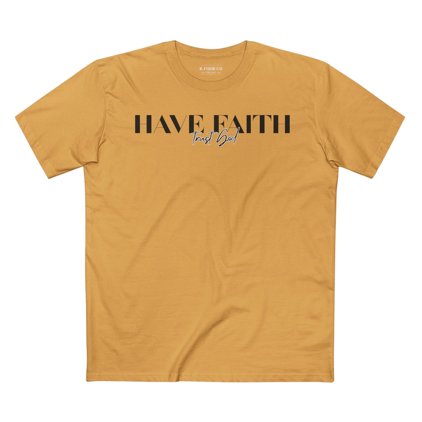 Have Faith Trust God Tee Black