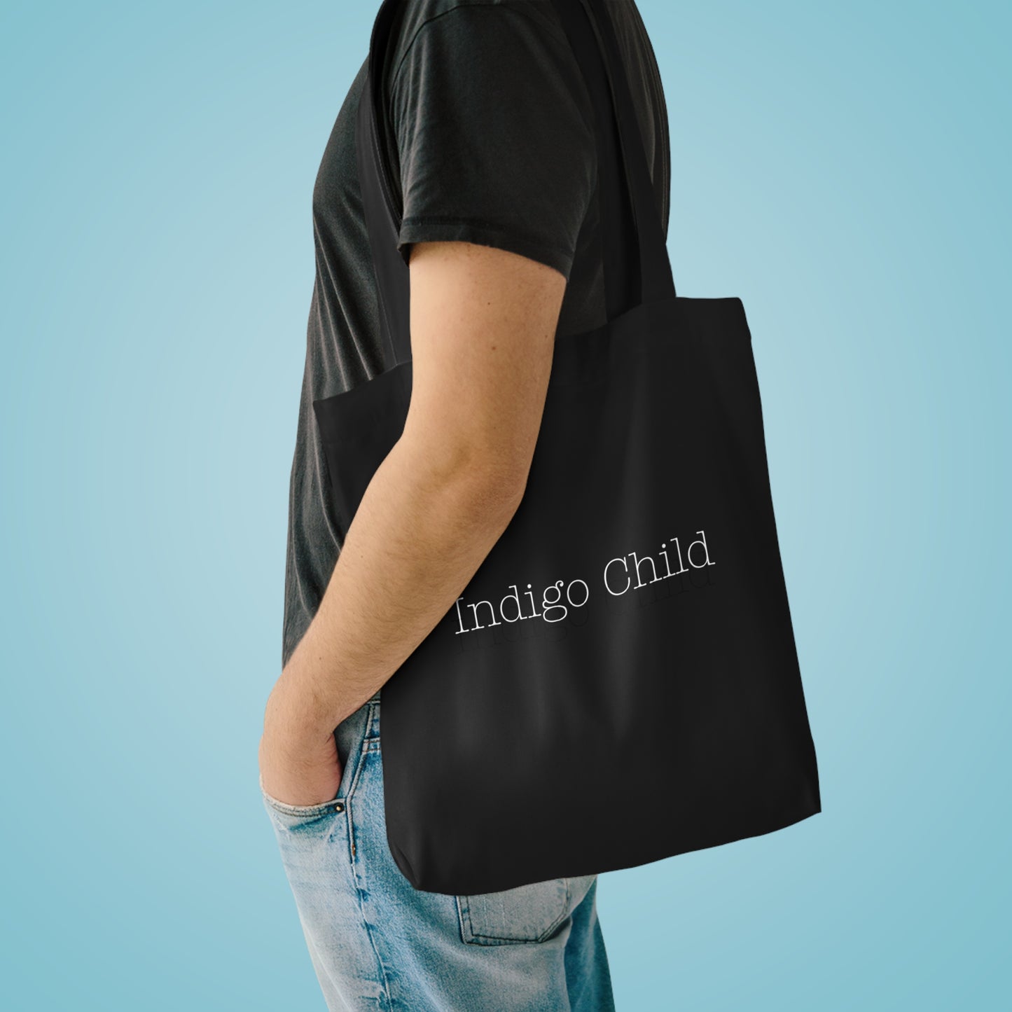 Indigo Child Cotton Tote Bag/Black