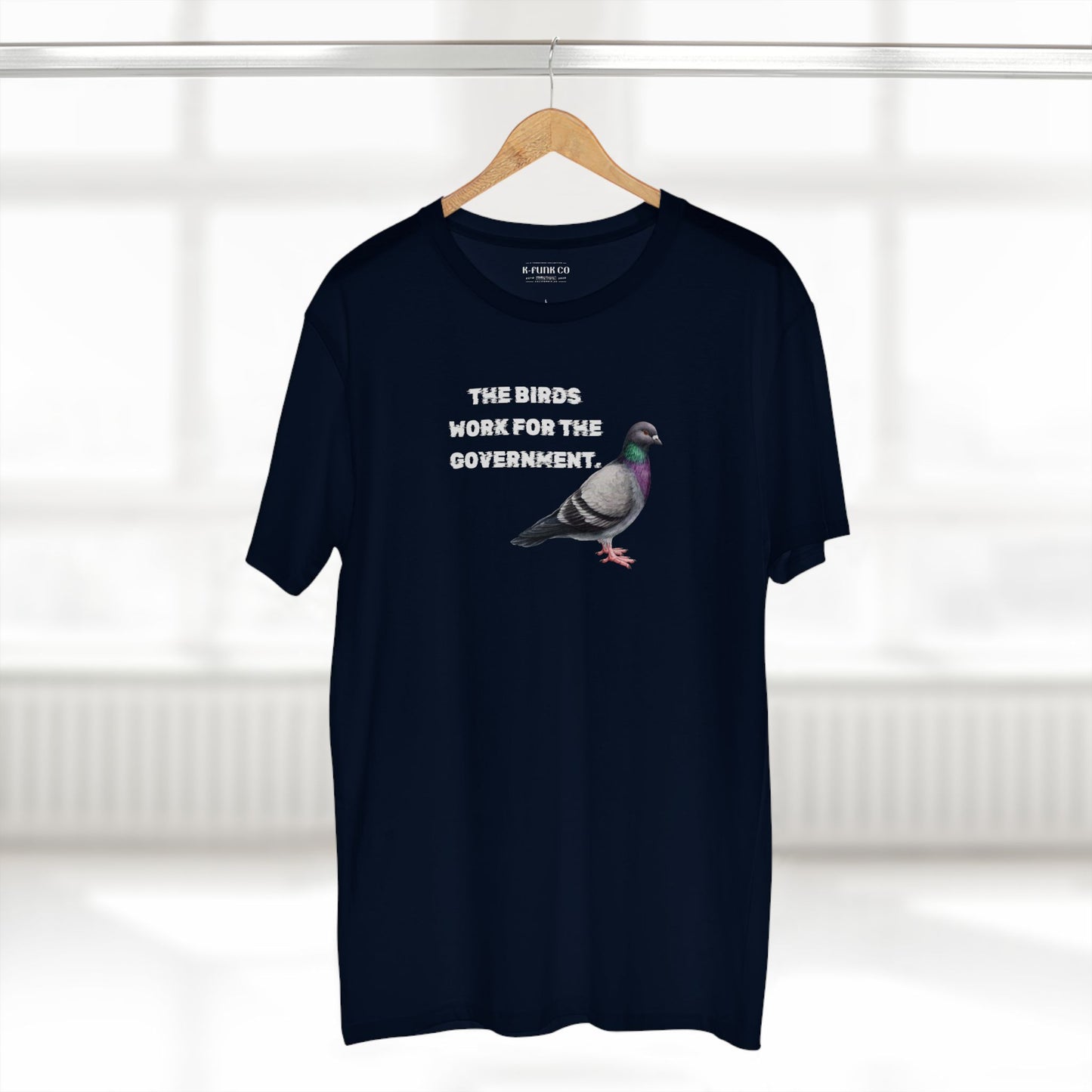 The Birds Work For The Government Tee, Simulation Apparel, Life is a simulation, Conspiracy theory shirt,