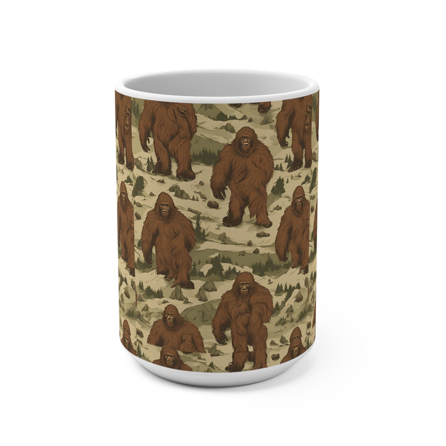 Bigfoot Brew Mug | 15oz | California Love | Coffee Cup, Gift for Travelers, Home Decor, Landscape Art, Inspirational Drinkware