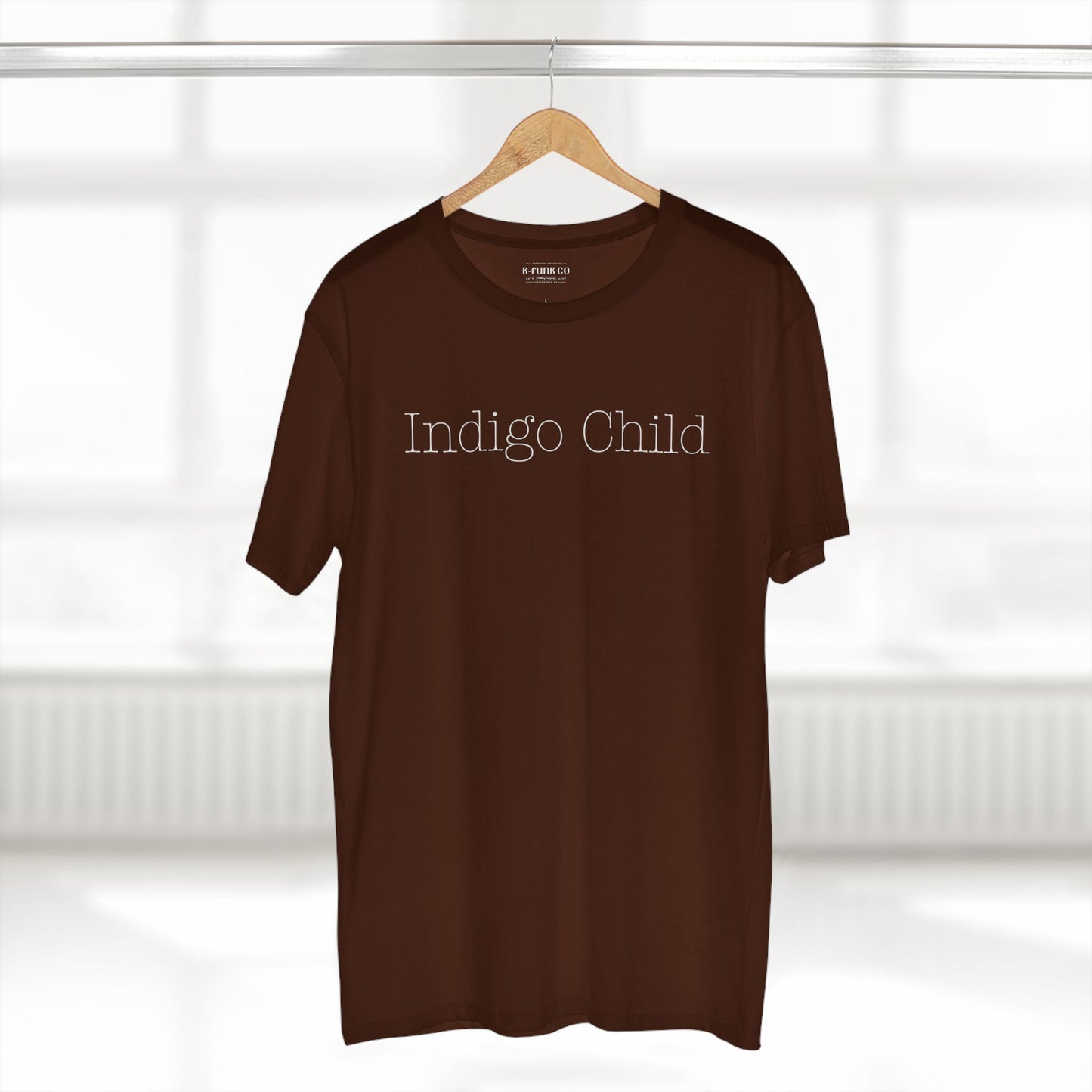 Indigo Child Typewriter font Tee