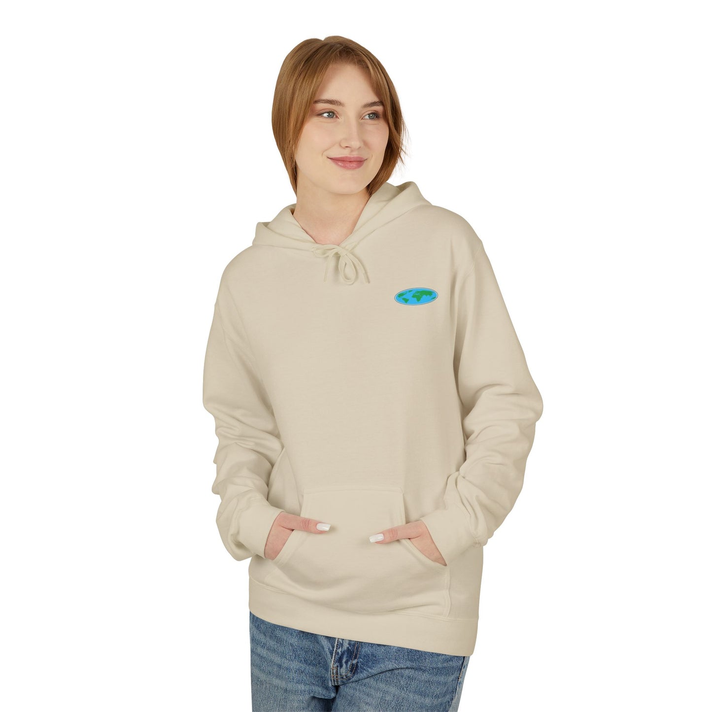Hoodie Flat Earth Hiking Club Design