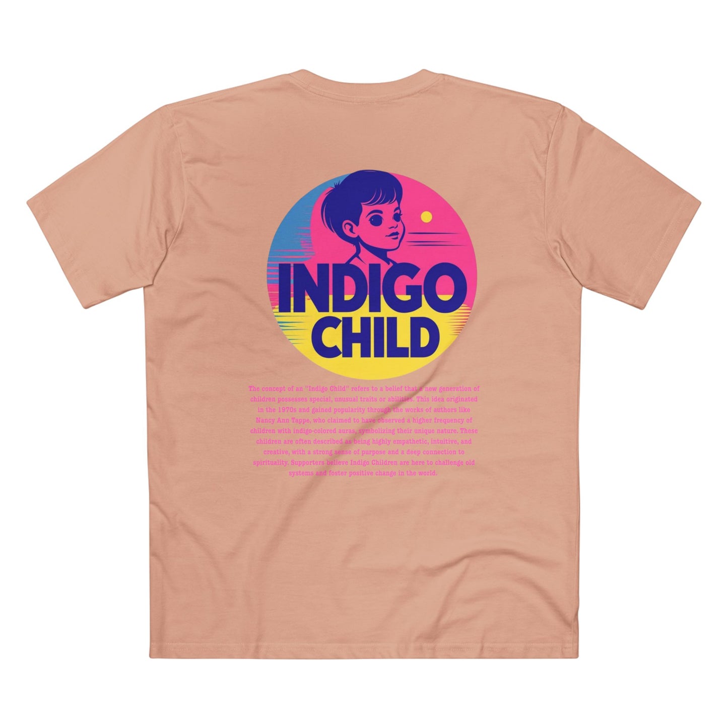 Indigo Child Tee - 80s Style Adult Staple Shirt