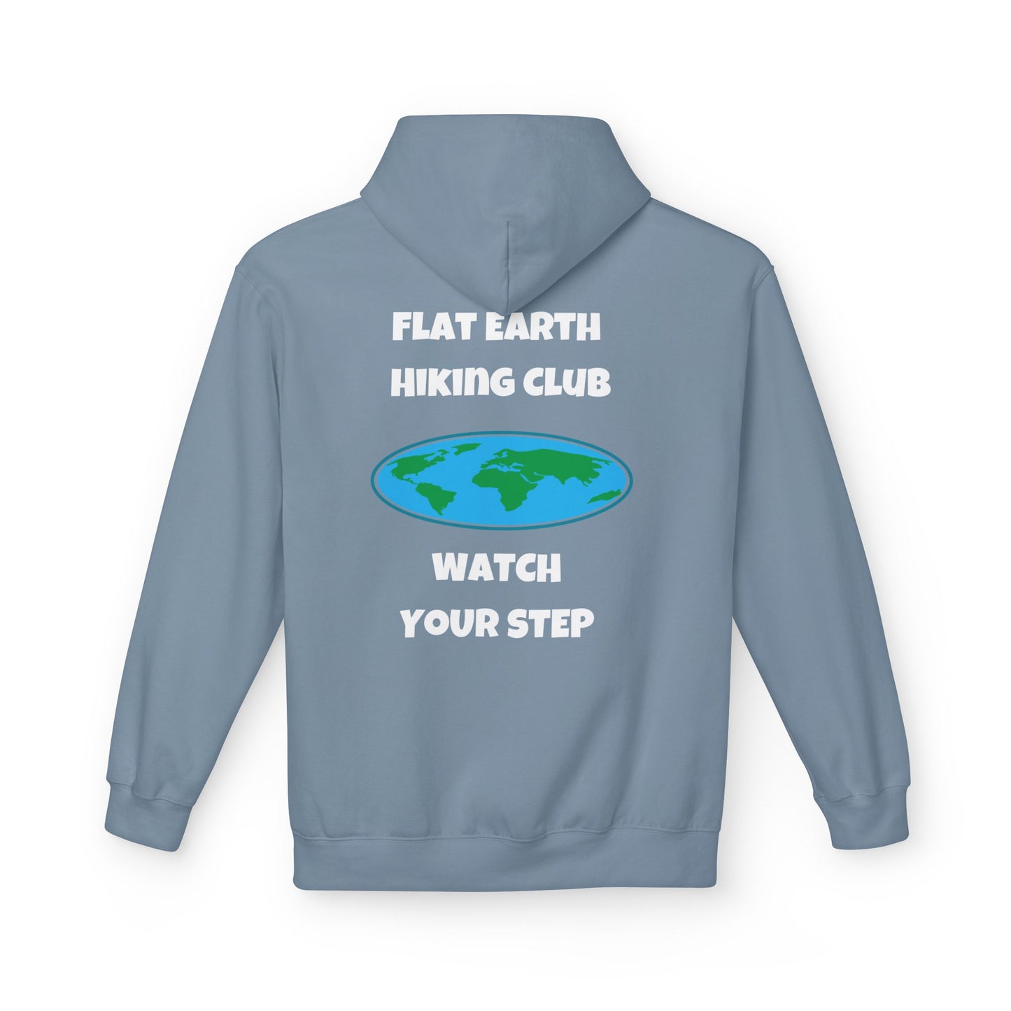 Hoodie Flat Earth Hiking Club Design