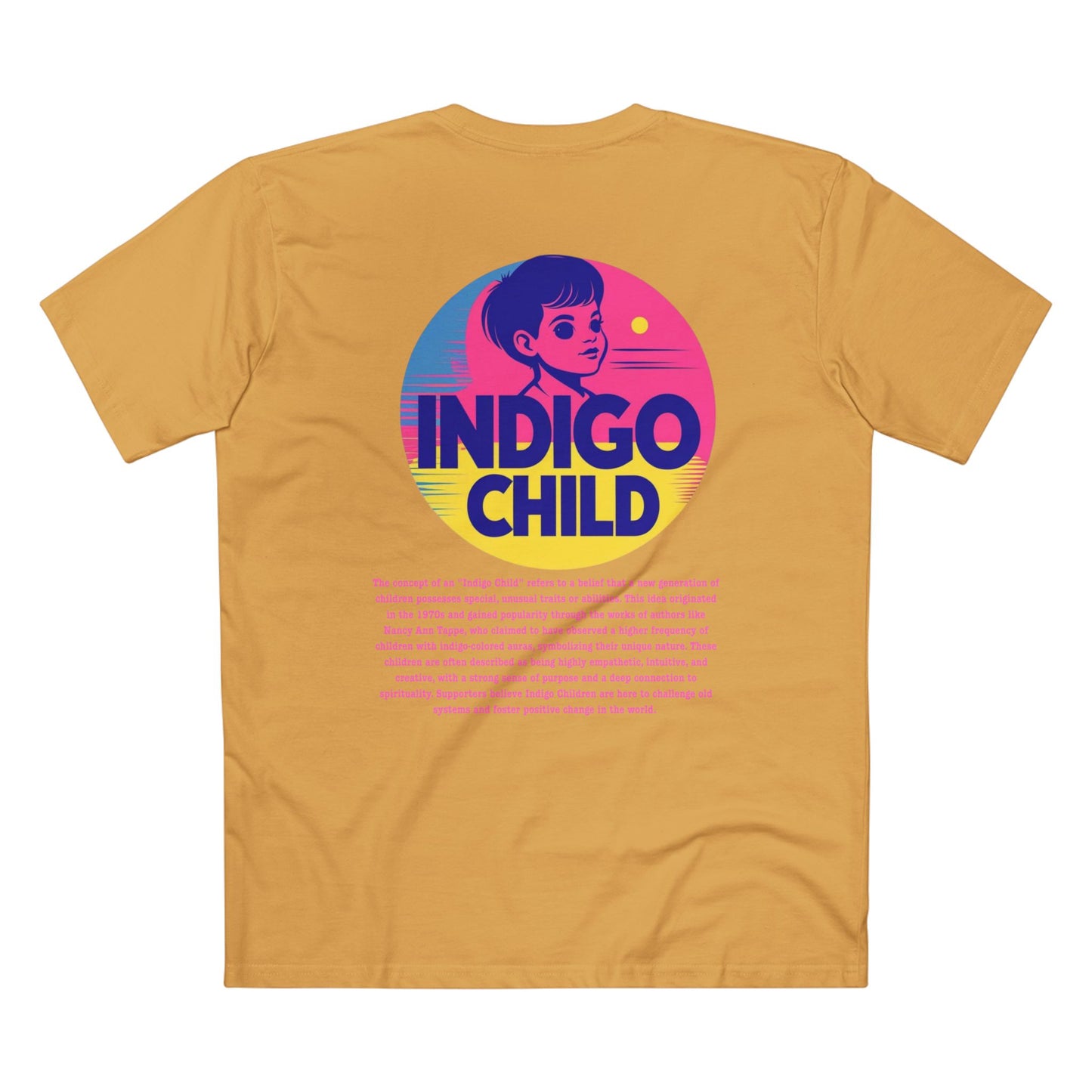 Indigo Child Tee - 80s Style Adult Staple Shirt