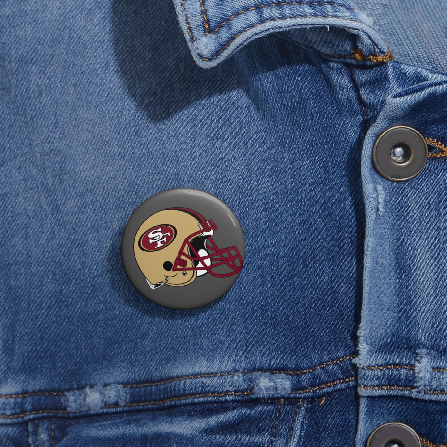 San Francisco Pin Button