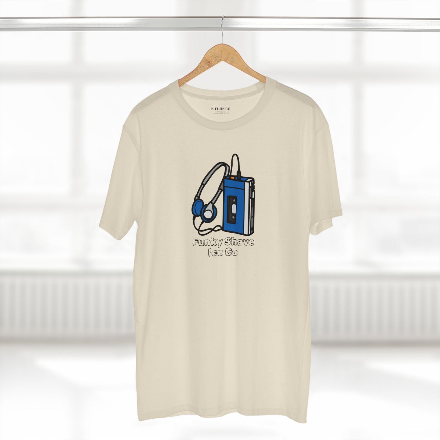 Funky Shave Ice Co Cassette Player Tee