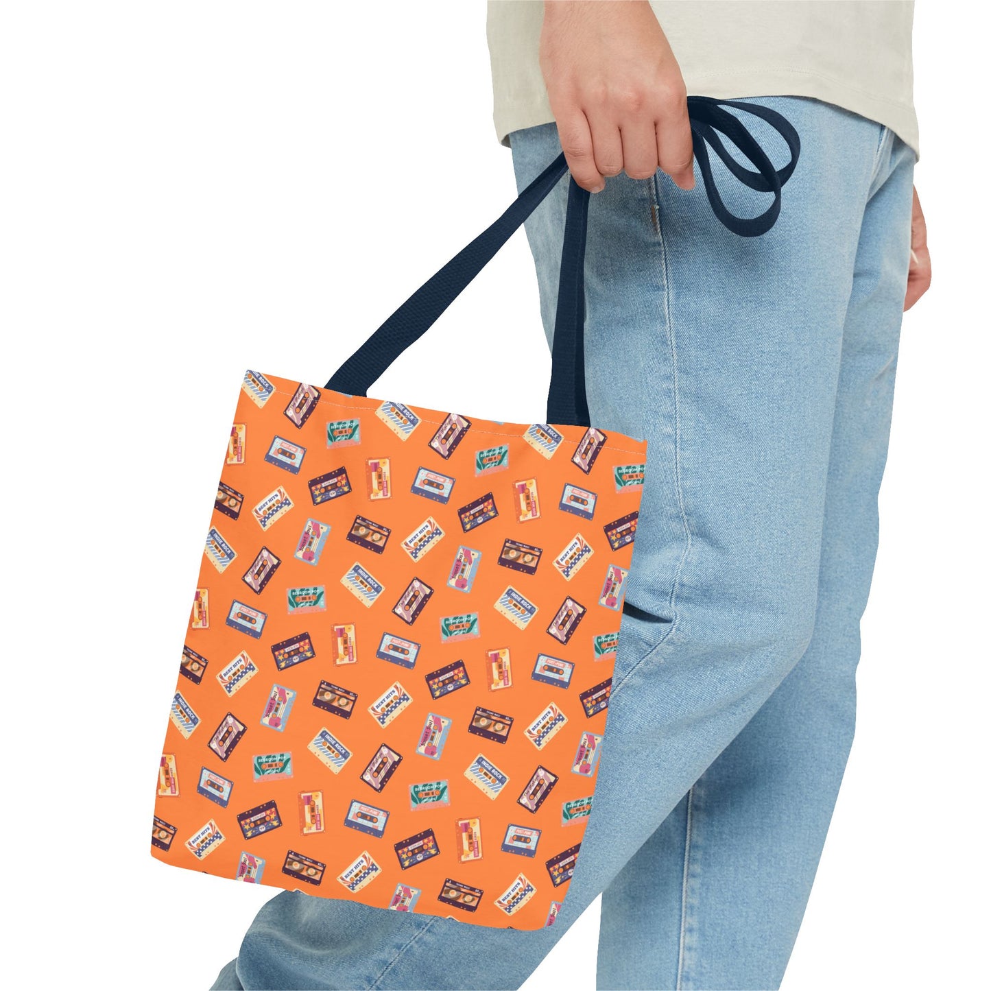 90s Cassette Tape Tote Bag (AOP)