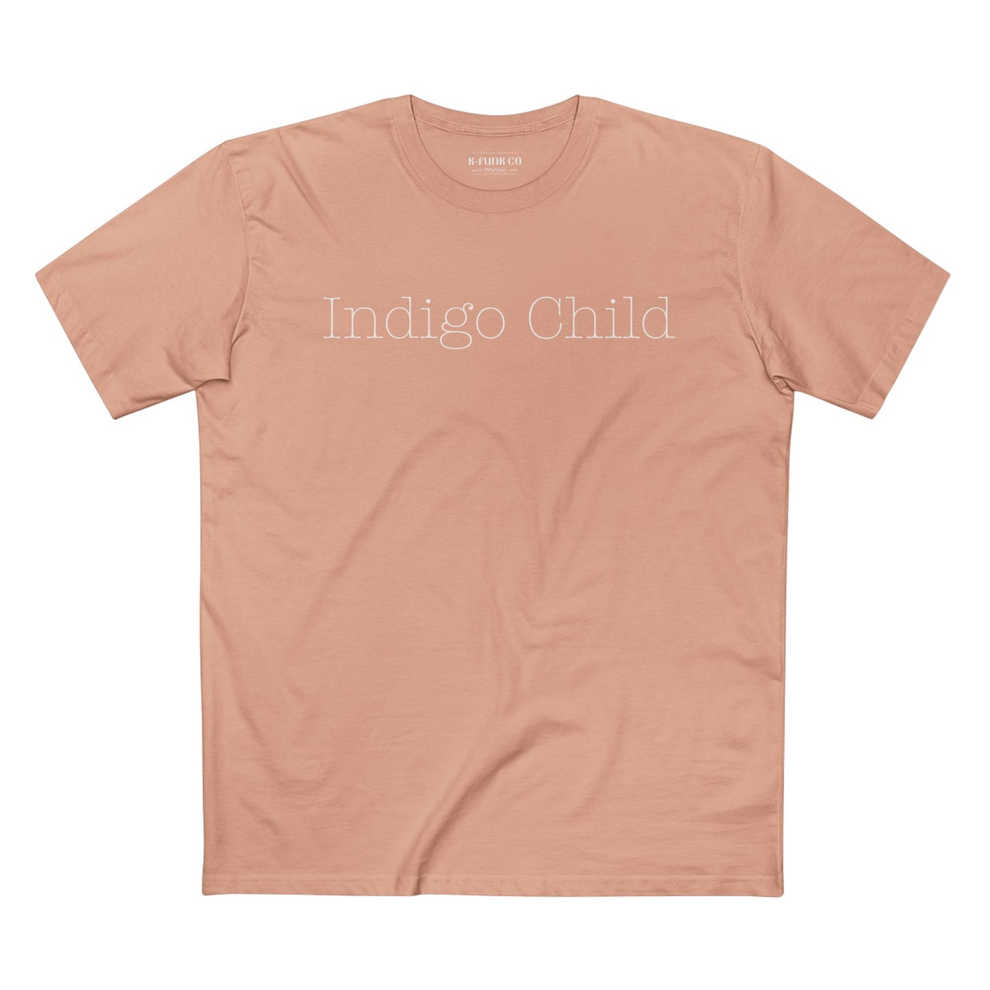 Indigo Child Typewriter font Tee