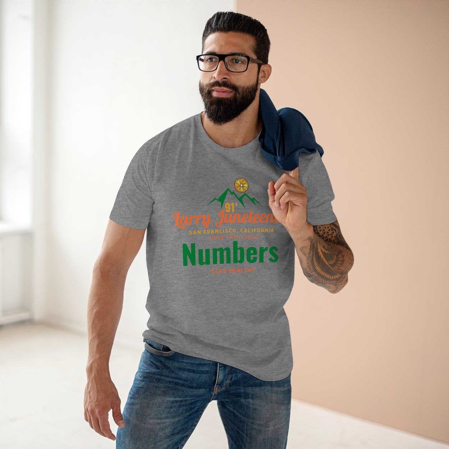Larry Juneteenth Men's Staple Tee