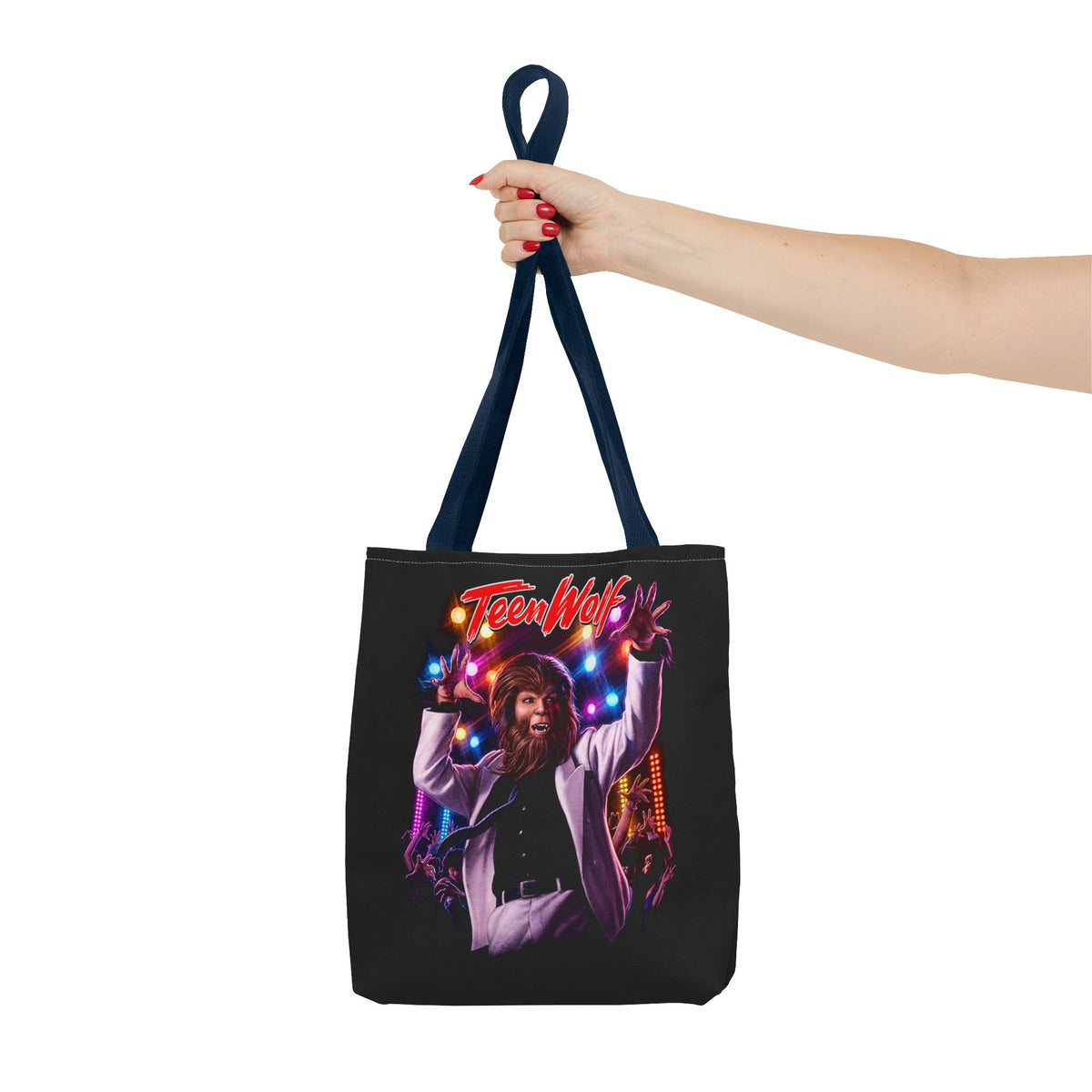 Teen Wolf 80s Werewolf Classic Movie Tote Bag
