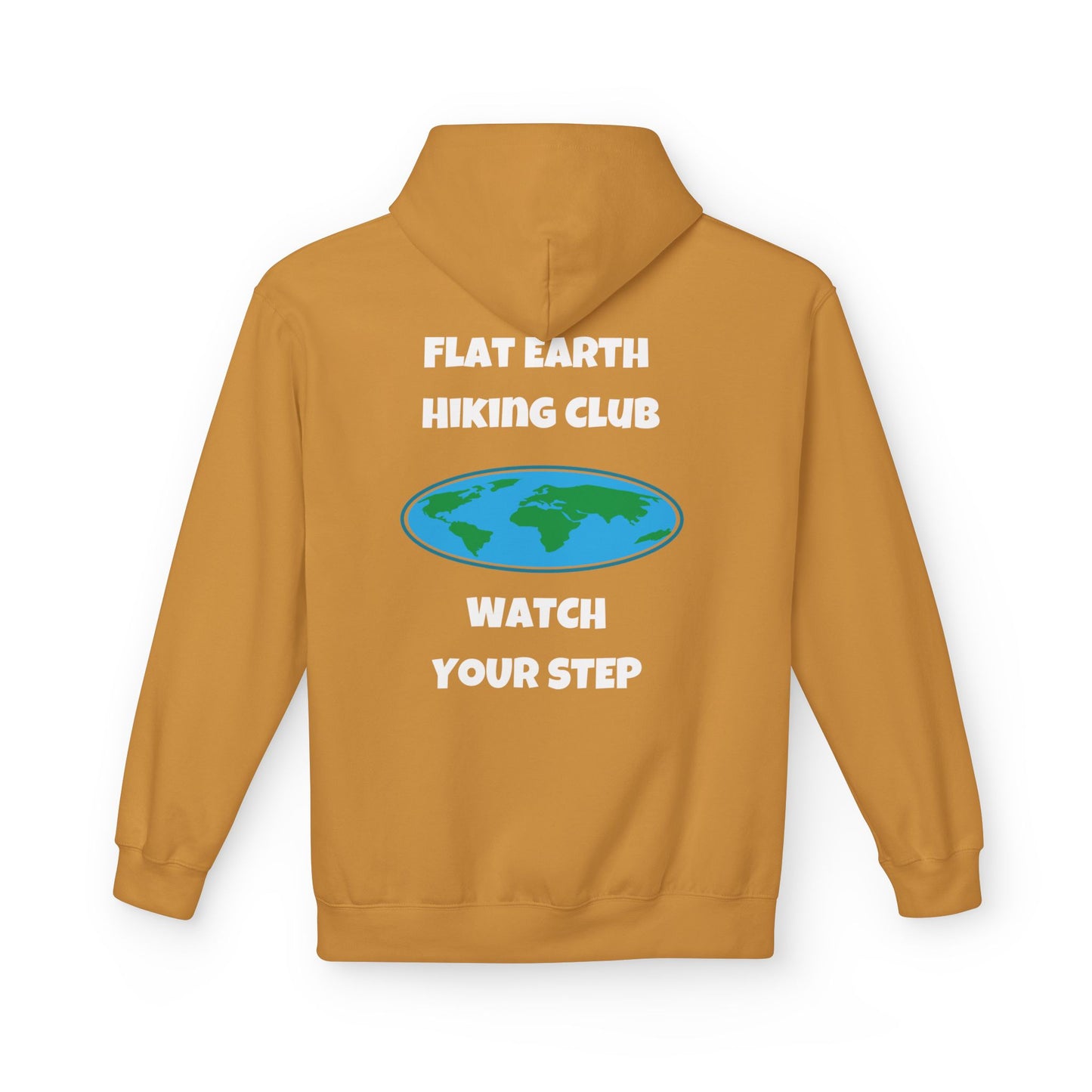 Hoodie Flat Earth Hiking Club Design