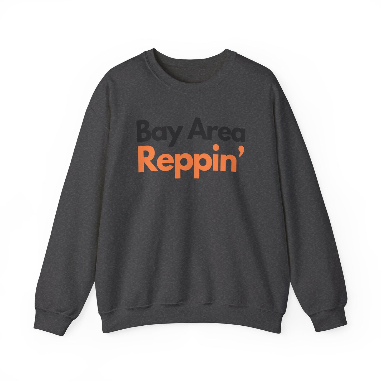 Unisex Bay Area Reppin Orange/Black Crewneck, Bay Area Crewneck Sweatshirt, The Bay Area, Crewnecks and Hoodies