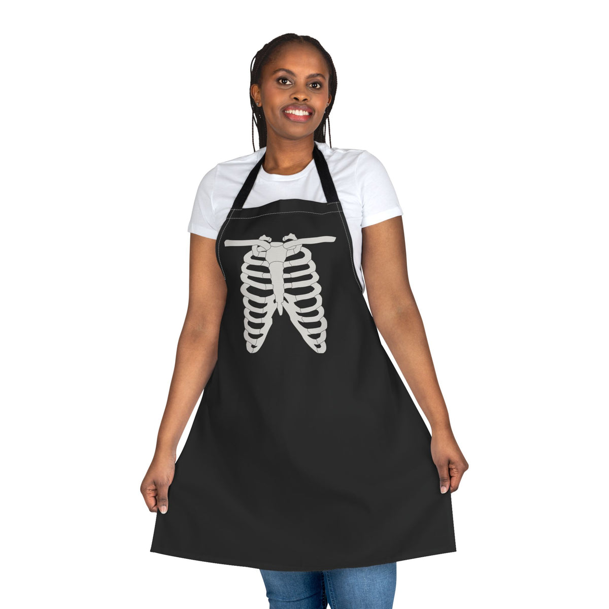 Skeleton Ribcage Apron, 5-Color Straps (AOP)