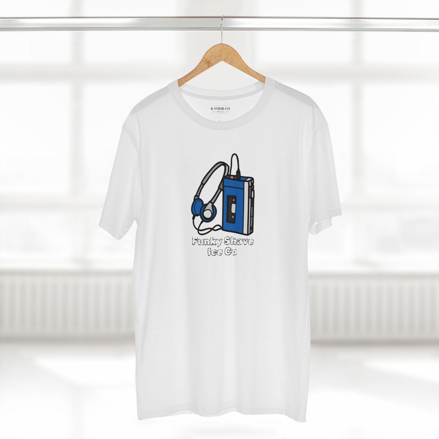 Funky Shave Ice Co Cassette Player Tee