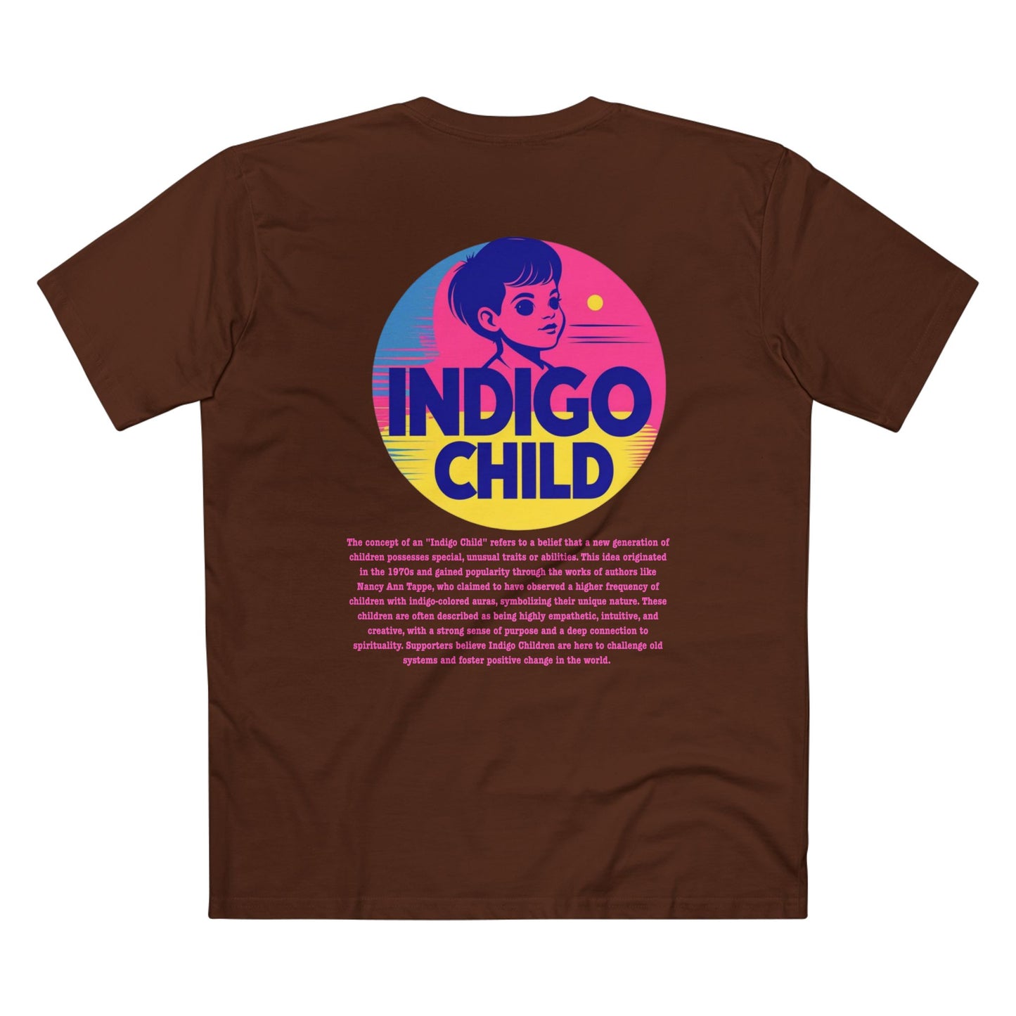 Indigo Child Tee - 80s Style Adult Staple Shirt