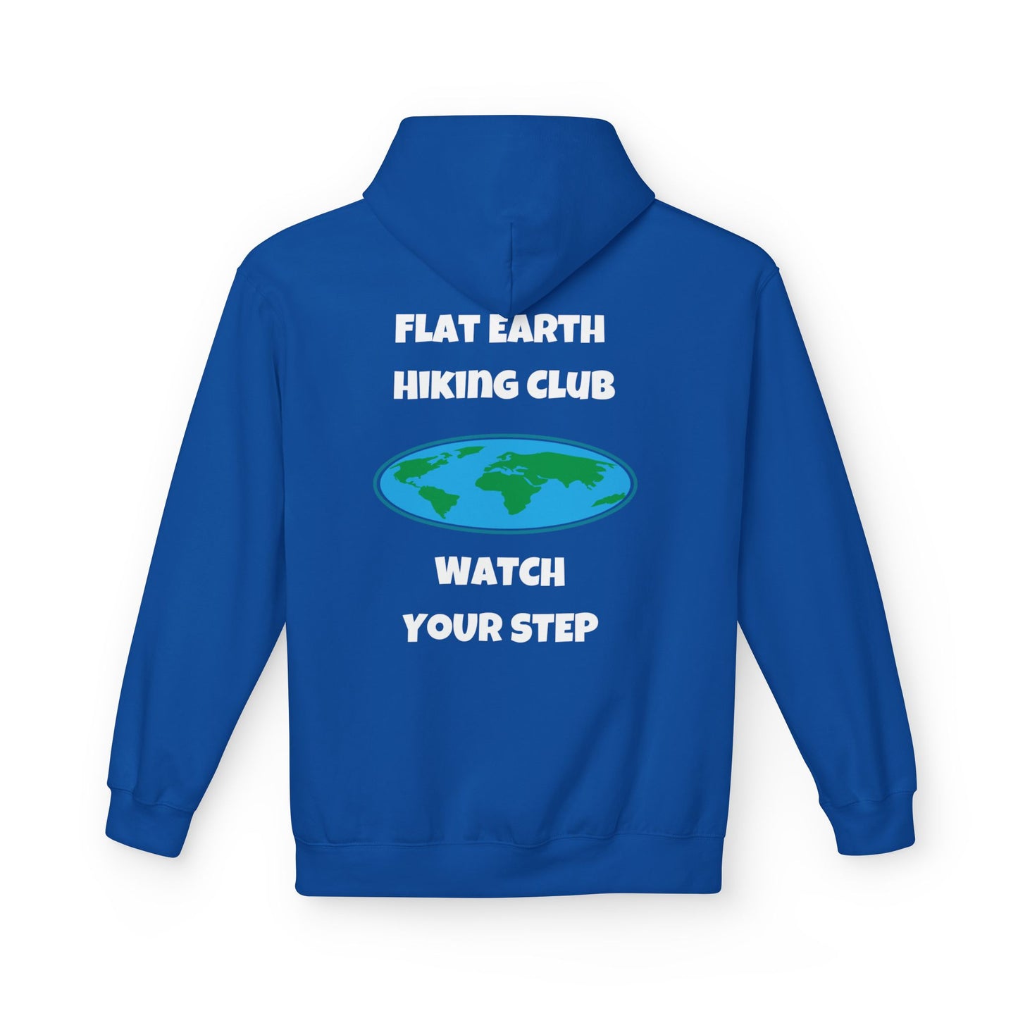 Hoodie Flat Earth Hiking Club Design