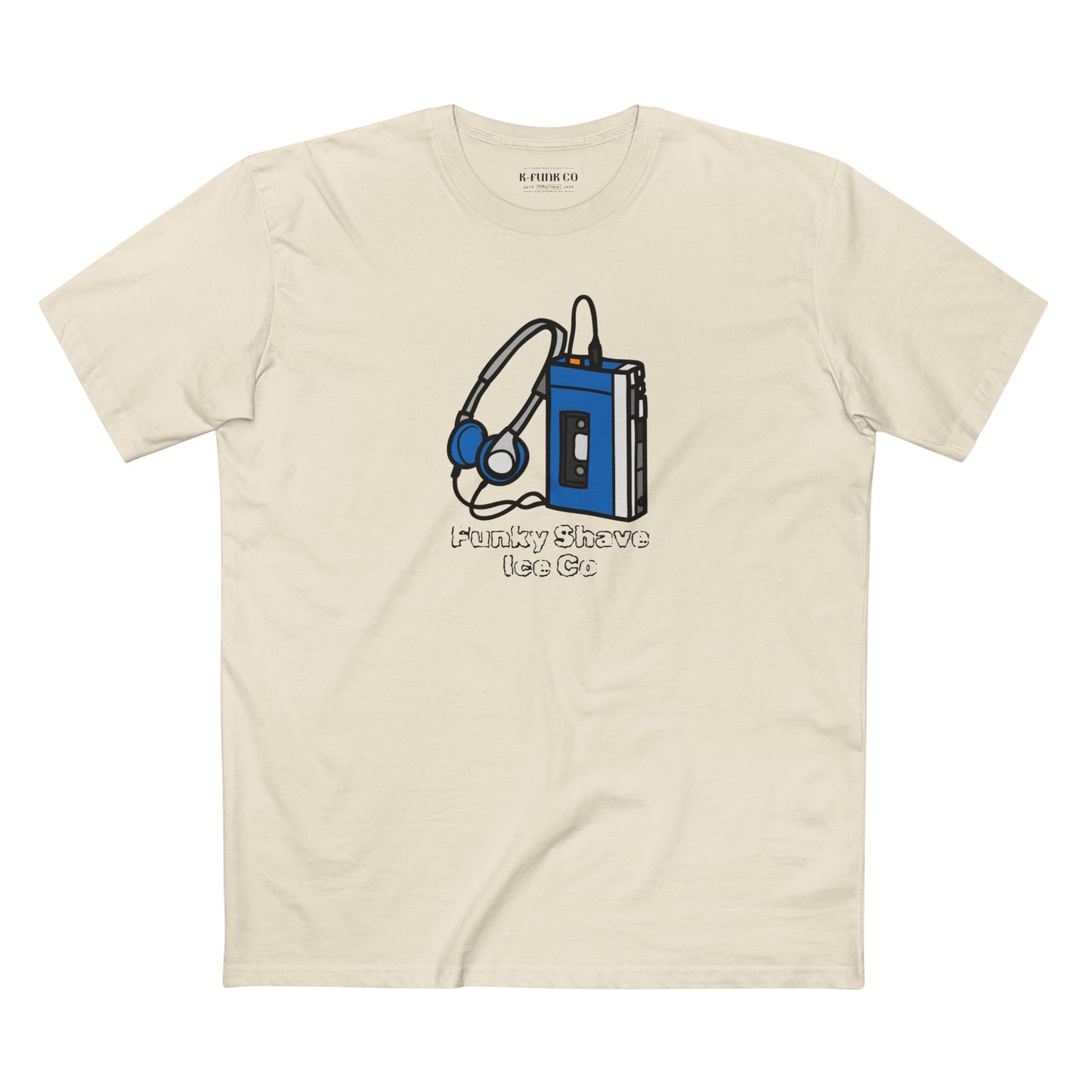 Funky Shave Ice Co Cassette Player Tee