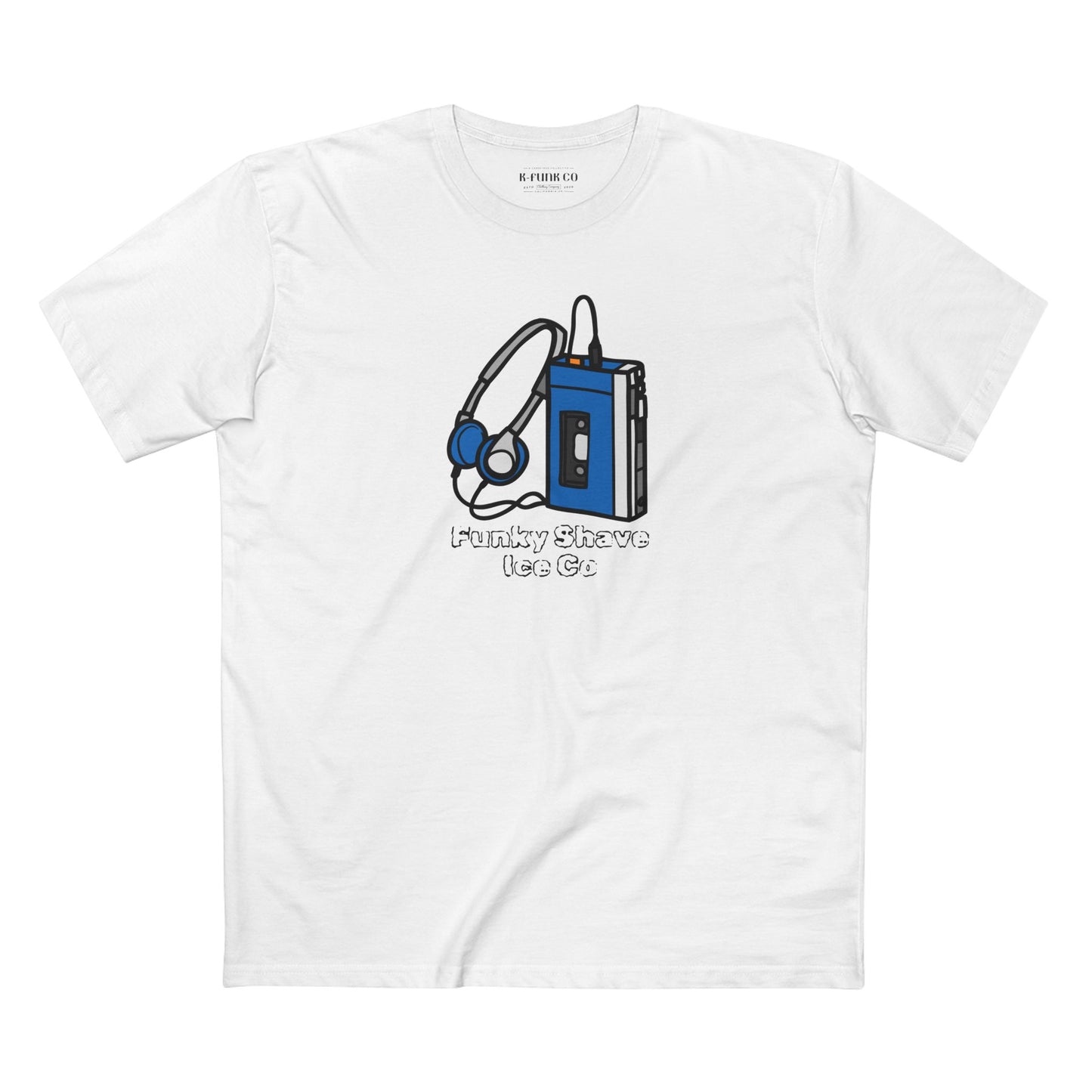 Funky Shave Ice Co Cassette Player Tee