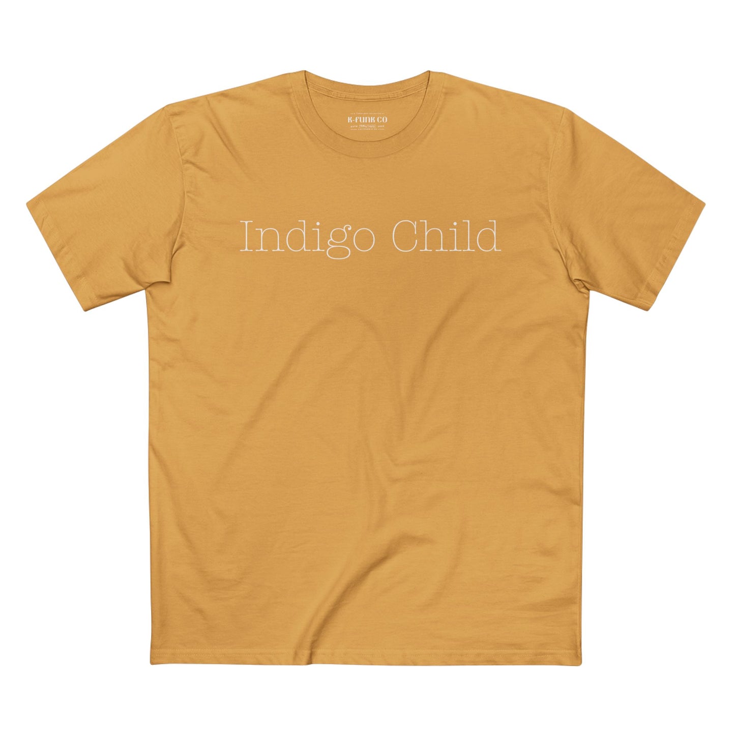 Indigo Child Typewriter font Tee