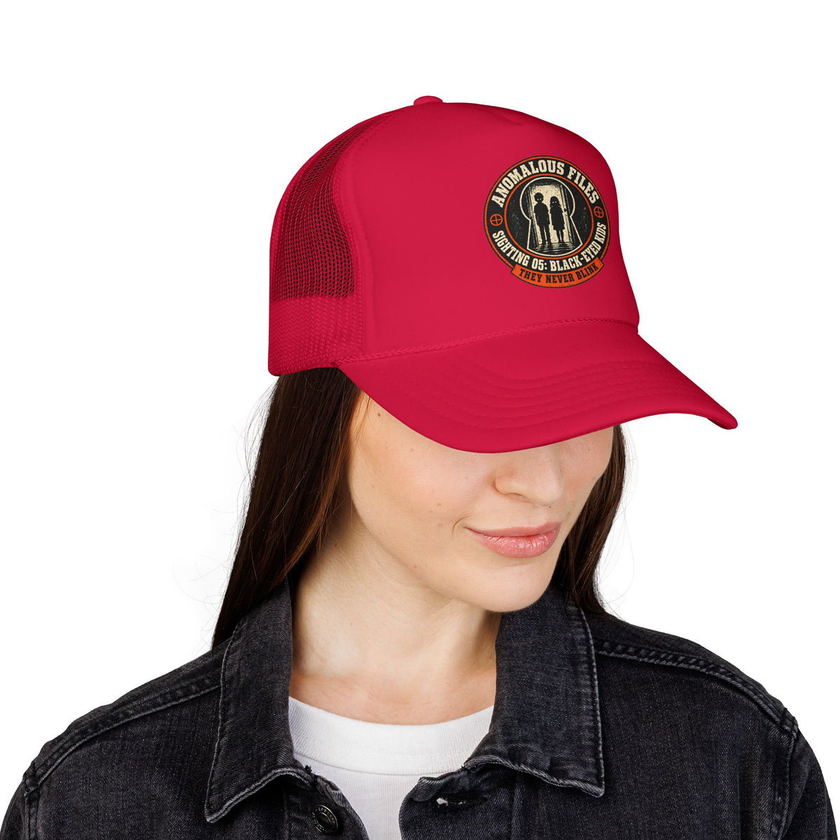 Anomalous Files Sighting 5:Black-Eyed Kids Foam Trucker Hat