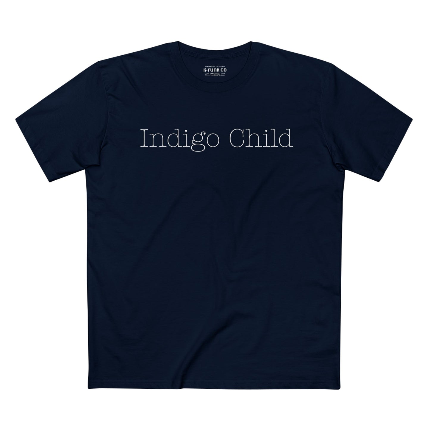 Indigo Child Typewriter font Tee
