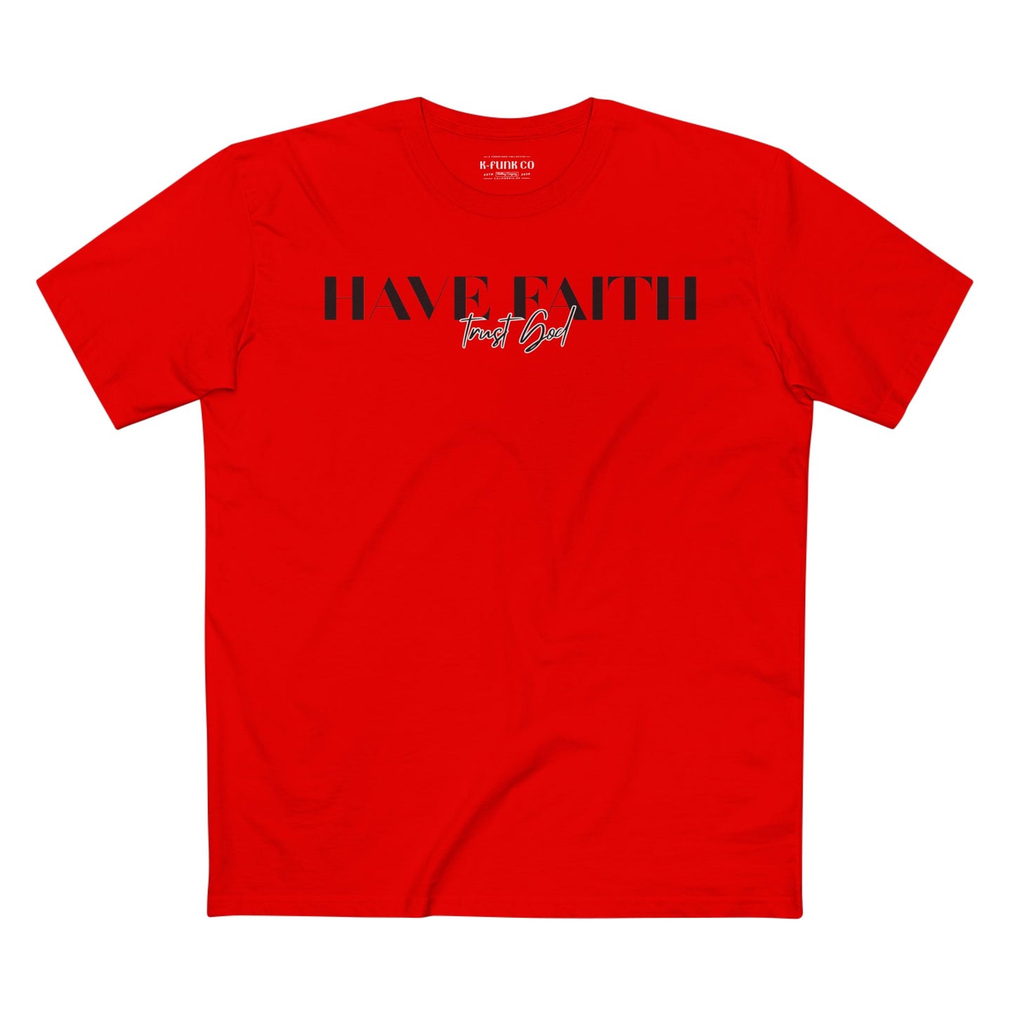 Have Faith Trust God Tee Black