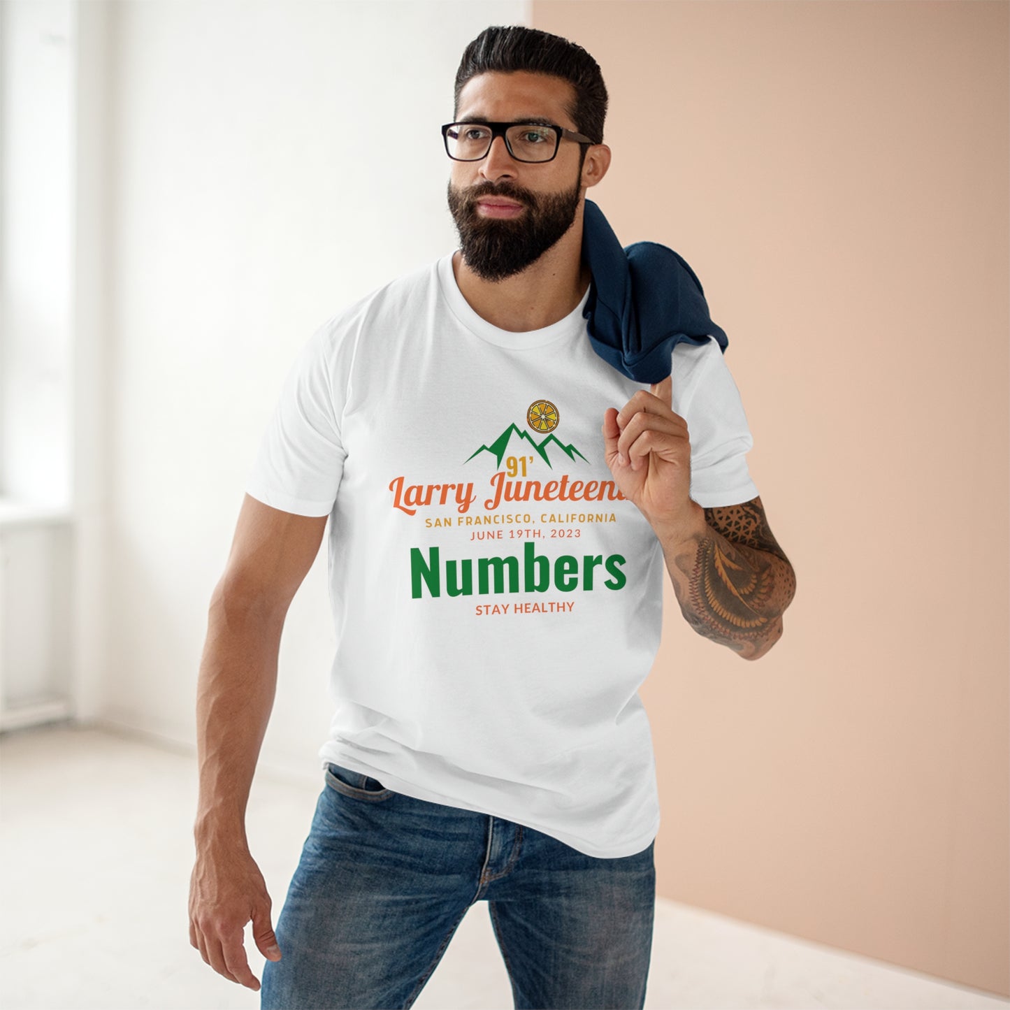 Larry Juneteenth Men's Staple Tee
