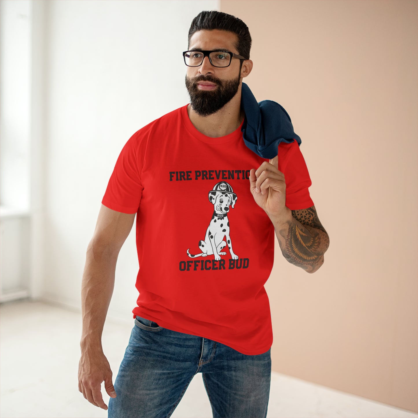 Bay Co. Fire Department Fire Prevention Bud Staple Tee