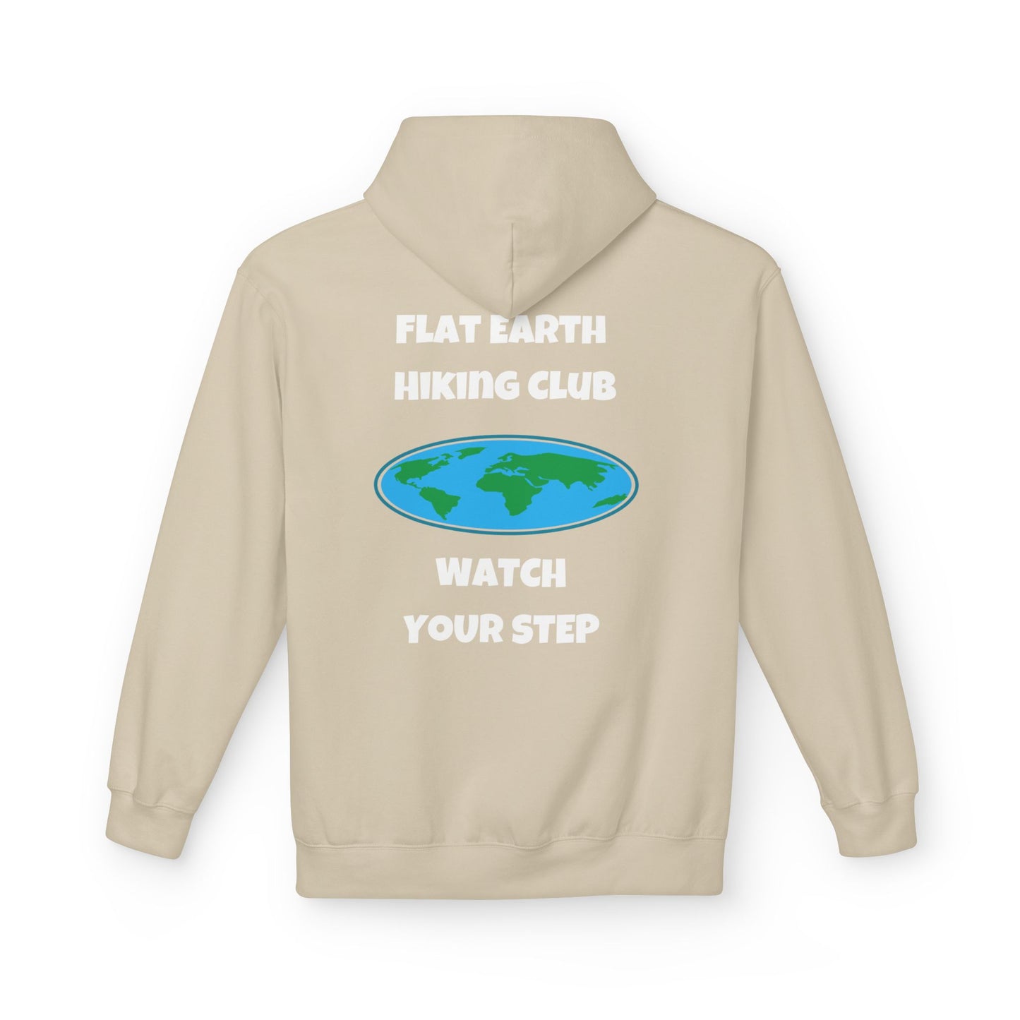 Hoodie Flat Earth Hiking Club Design