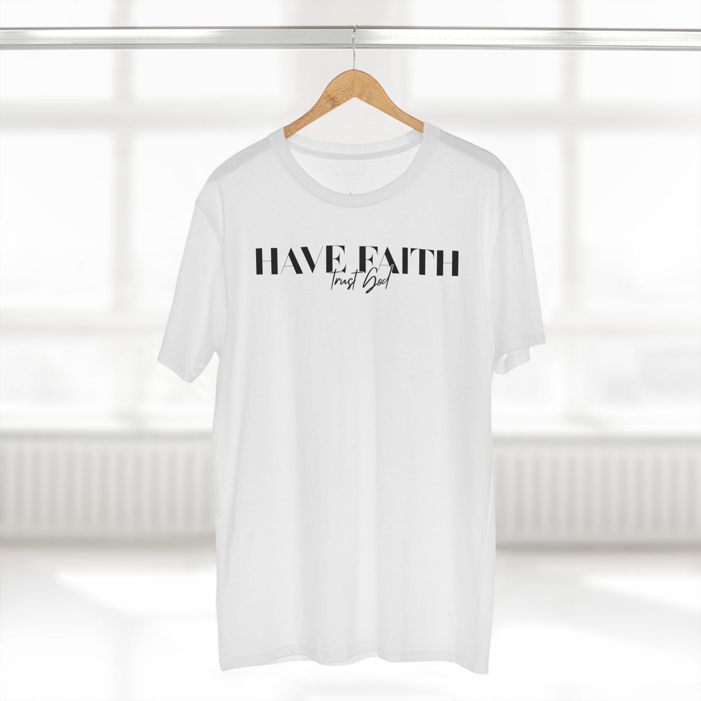 Have Faith Trust God Tee Black