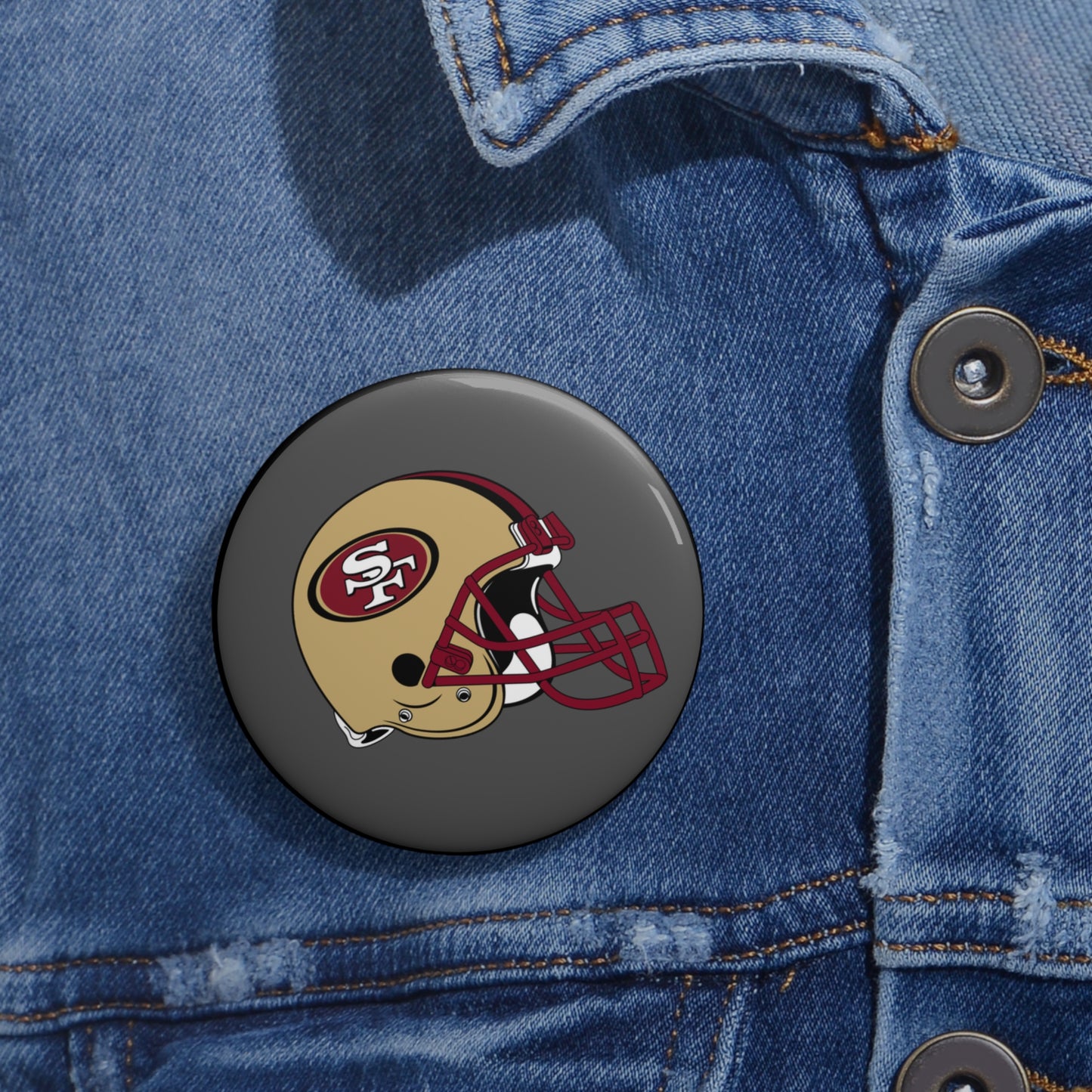 San Francisco Pin Button