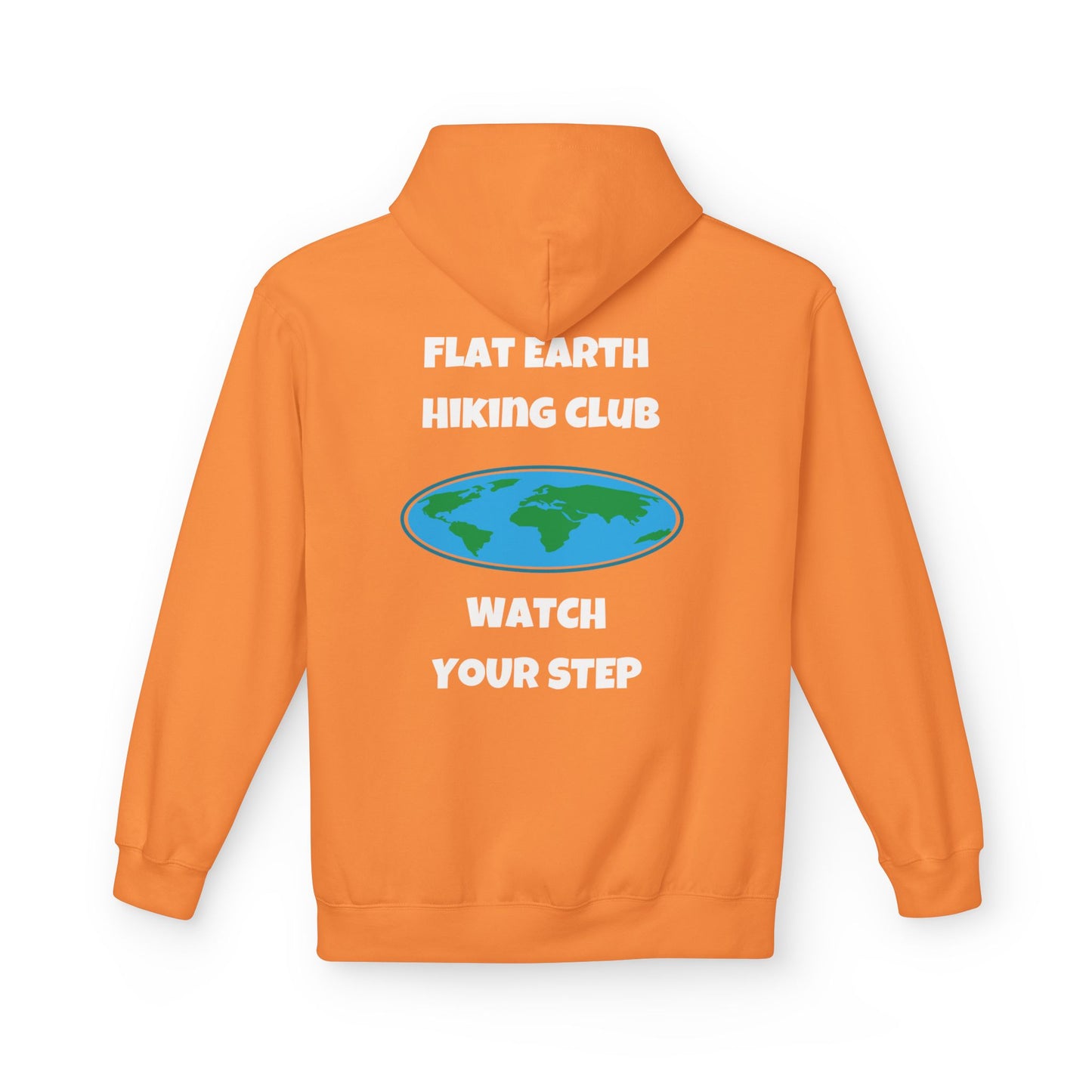 Hoodie Flat Earth Hiking Club Design