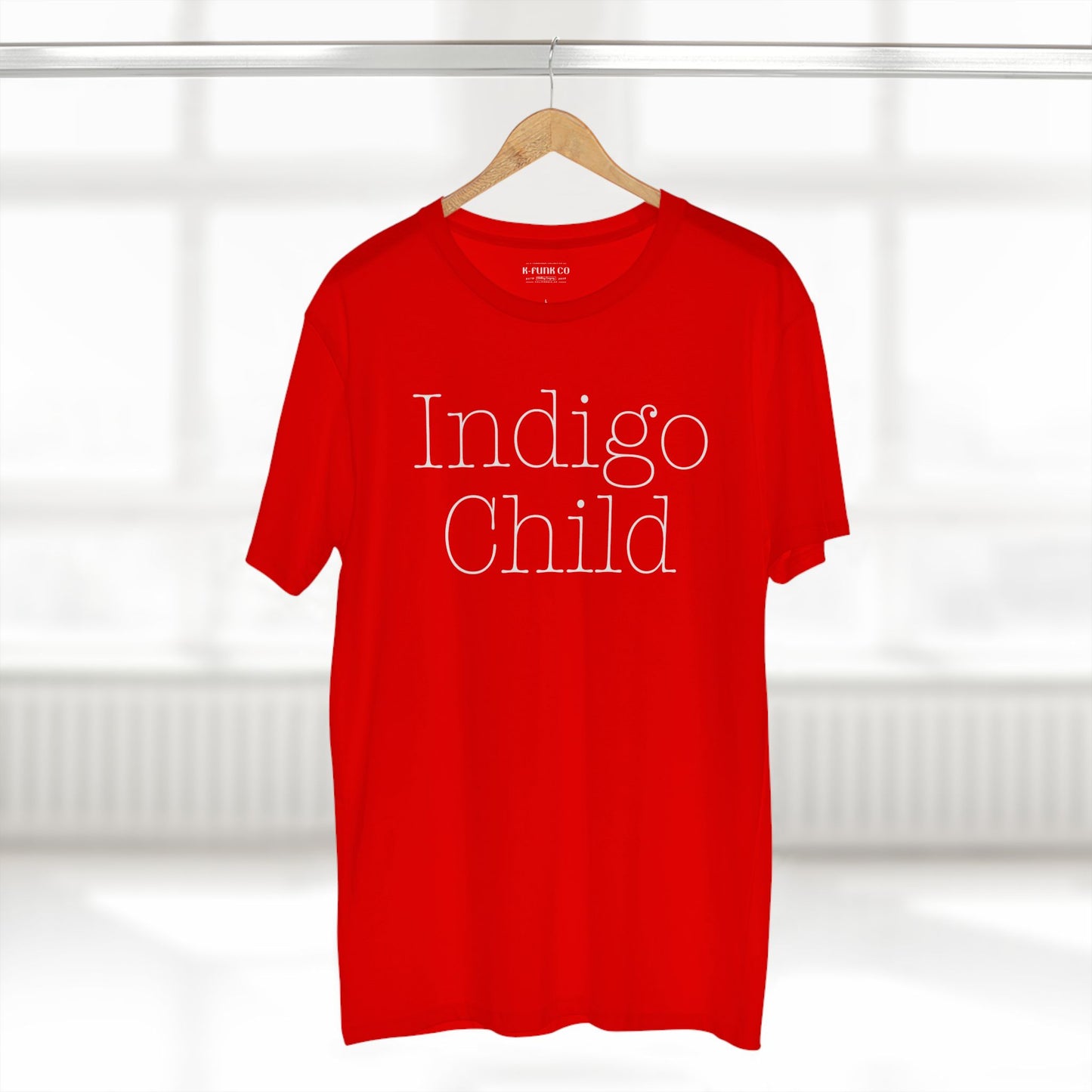 Indigo Child Tee, Indigo Child Tee-Typewriter Font
