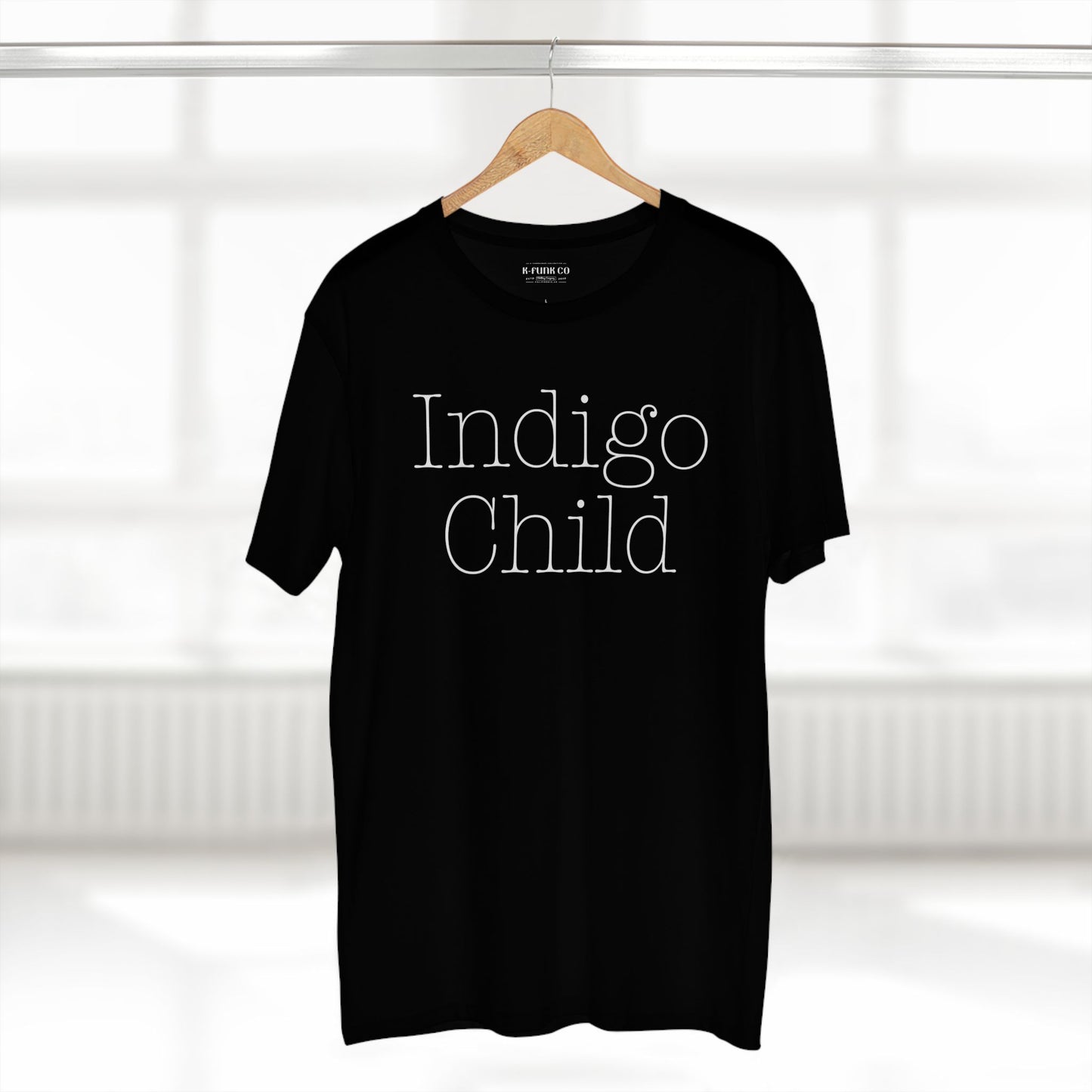 Indigo Child Tee, Indigo Child Tee-Typewriter Font
