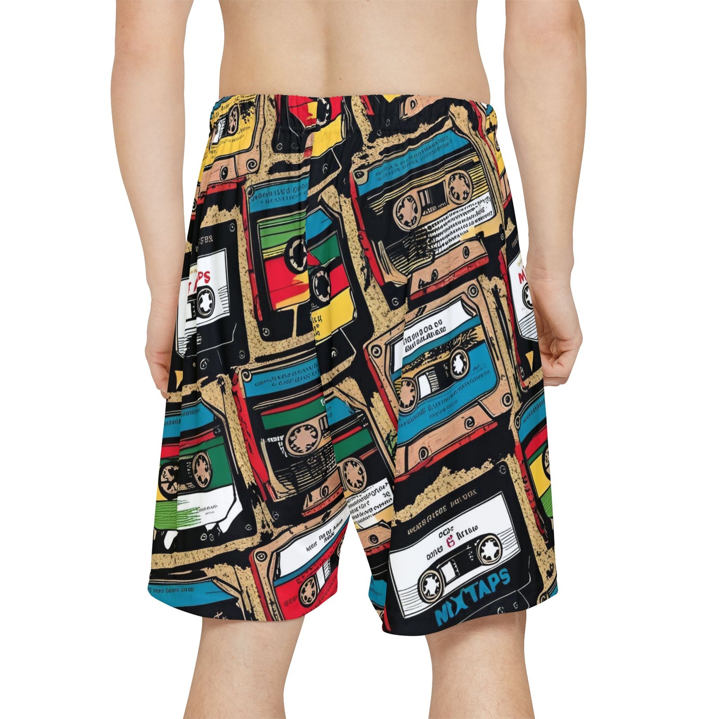 All Over Print Mixtape Shorts Mens Sports Shorts (AOP)