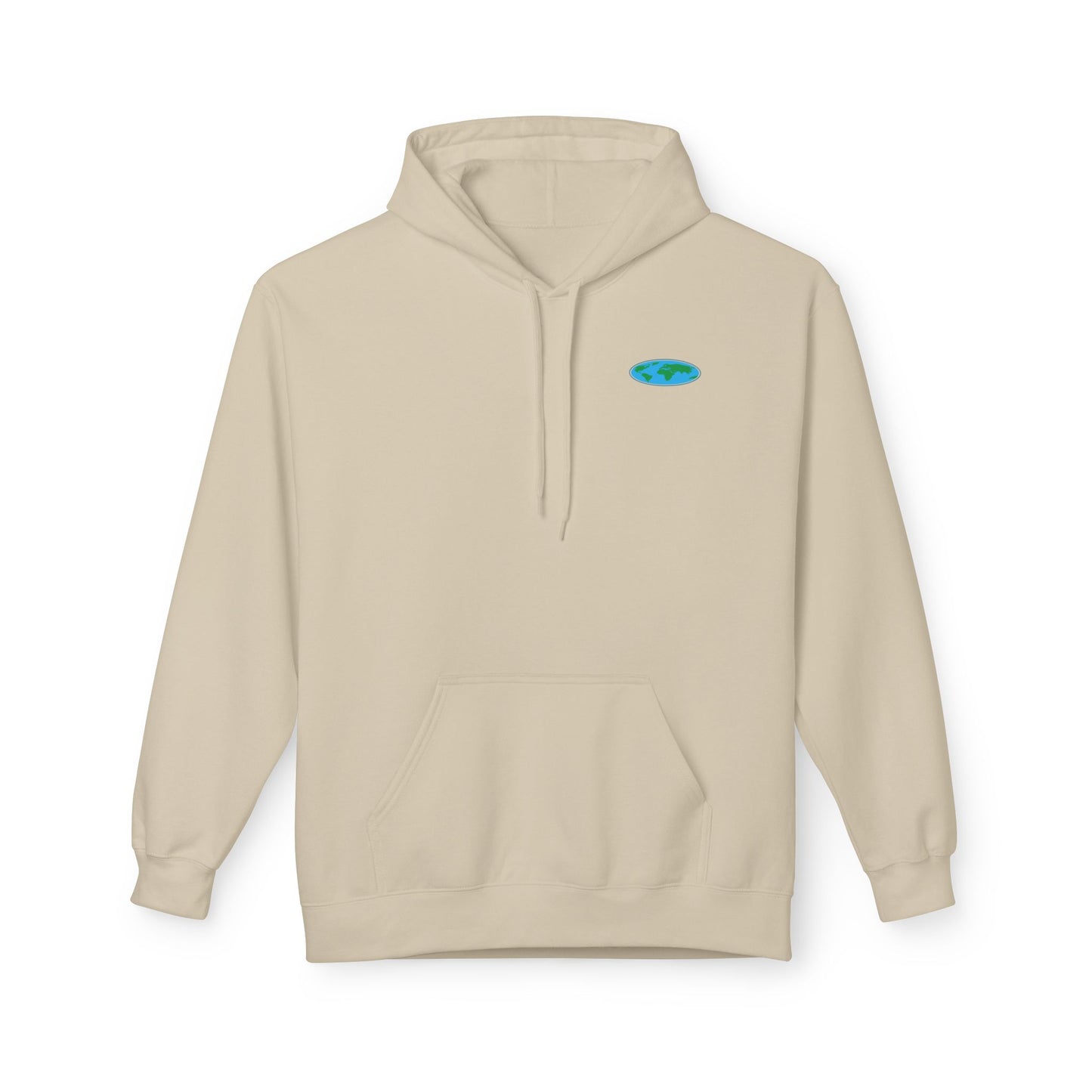 Hoodie Flat Earth Hiking Club Design