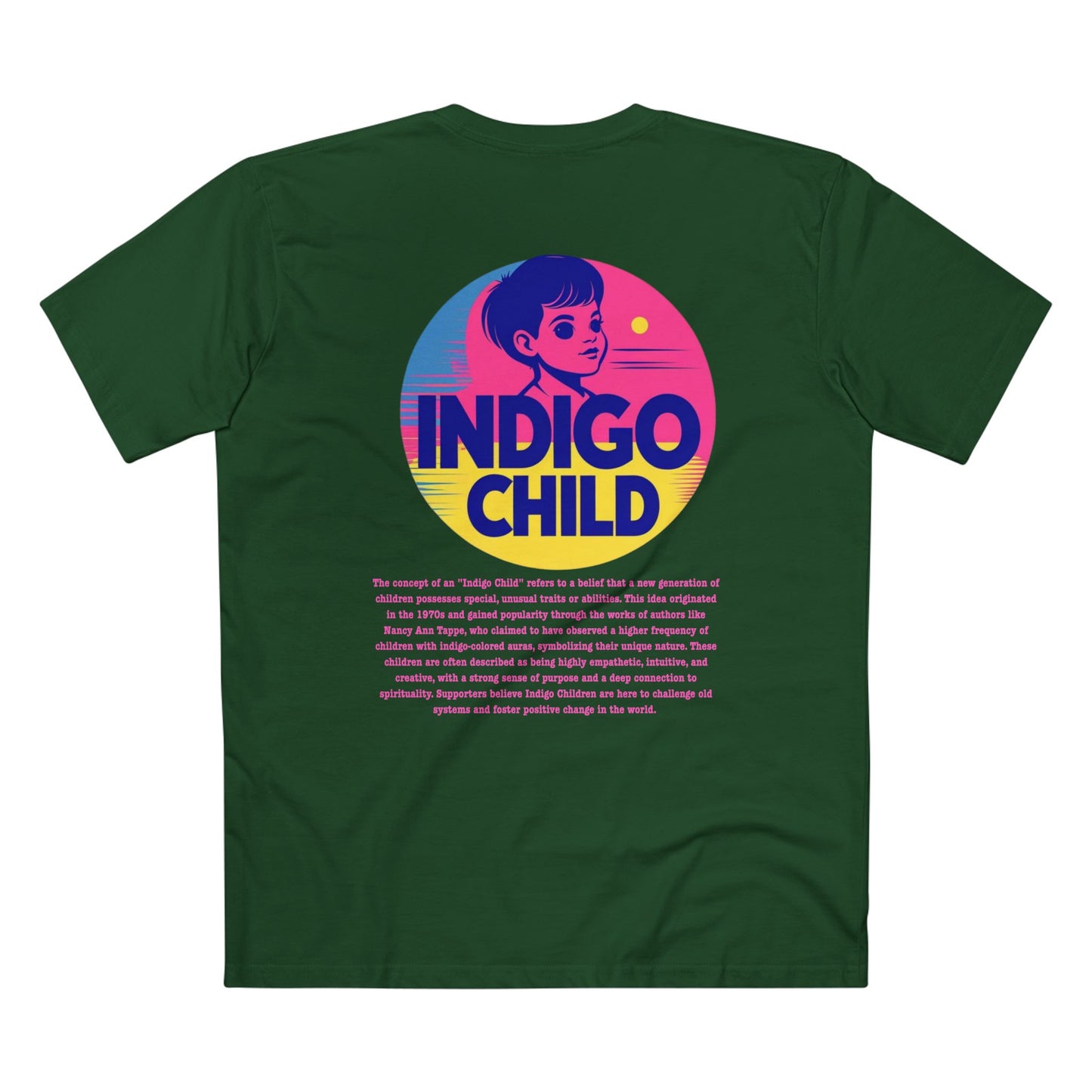 Indigo Child Tee - 80s Style Adult Staple Shirt