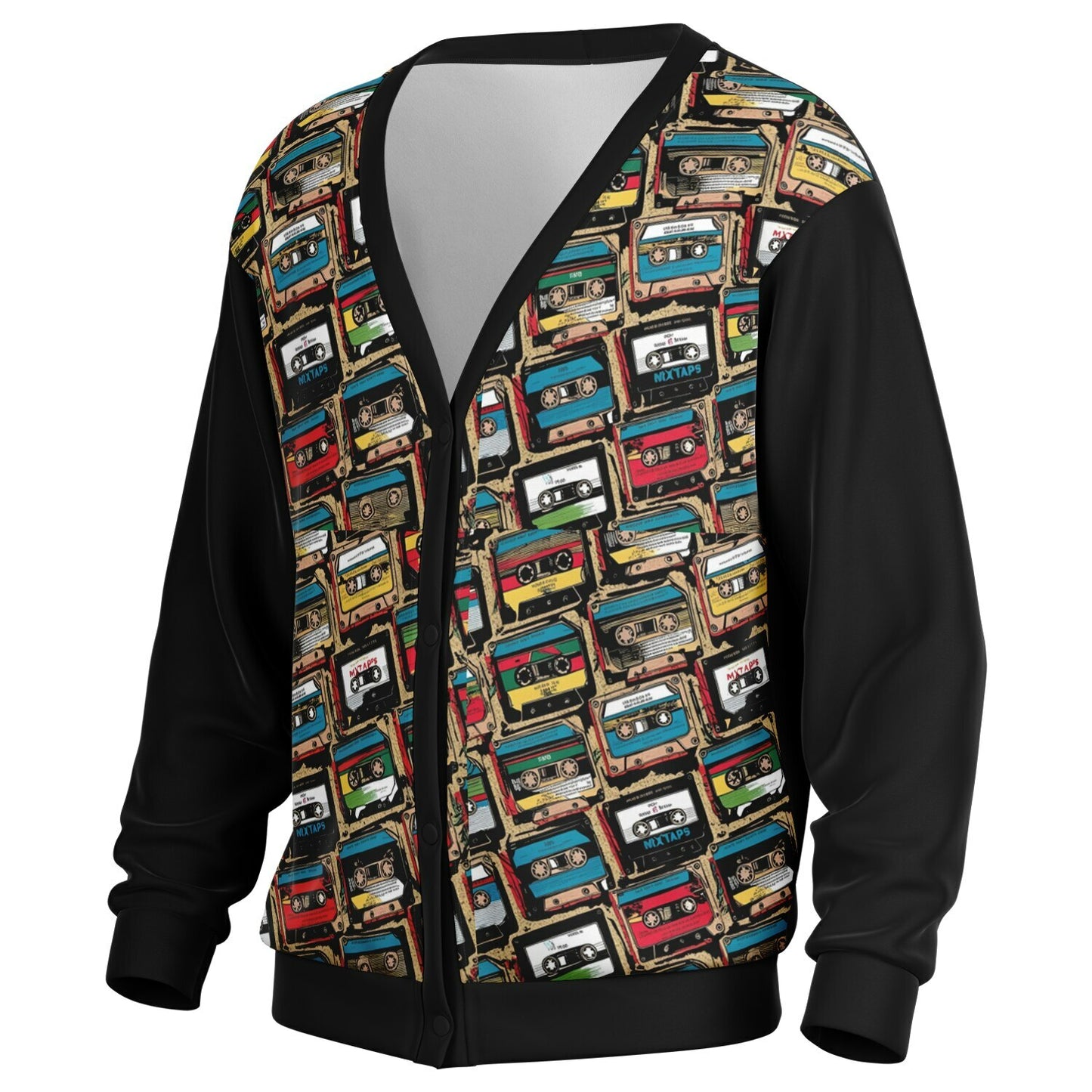 K-Funk Co. Classic Mixtapes Cardigan - AOP