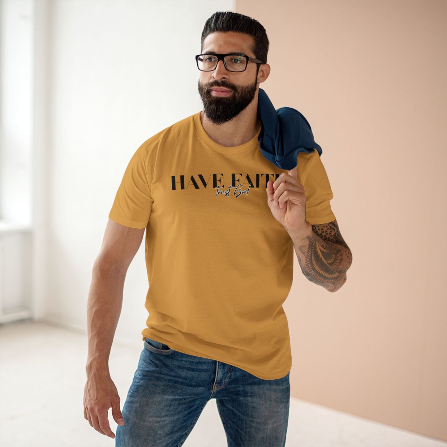 Have Faith Trust God Tee Black