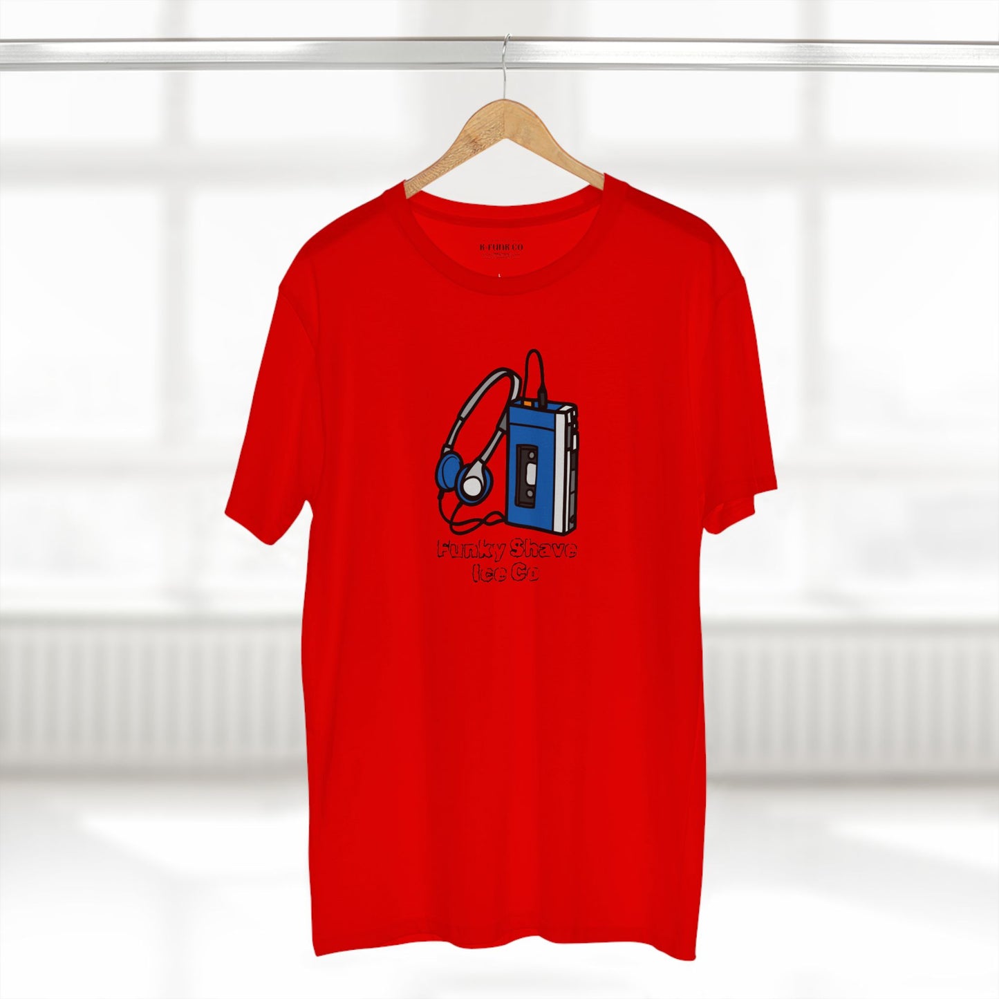 Funky Shave Ice Co Cassette Player Tee