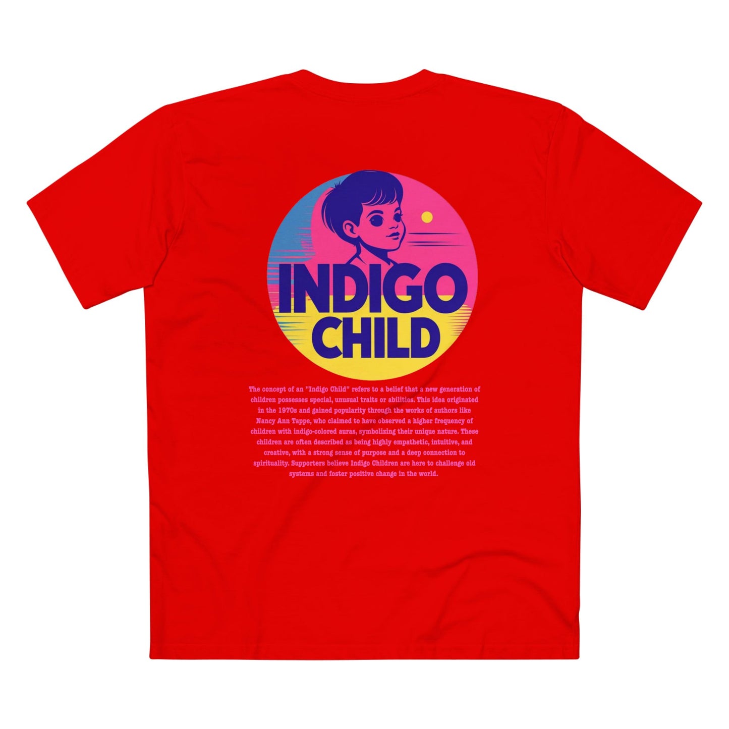 Indigo Child Tee - 80s Style Adult Staple Shirt