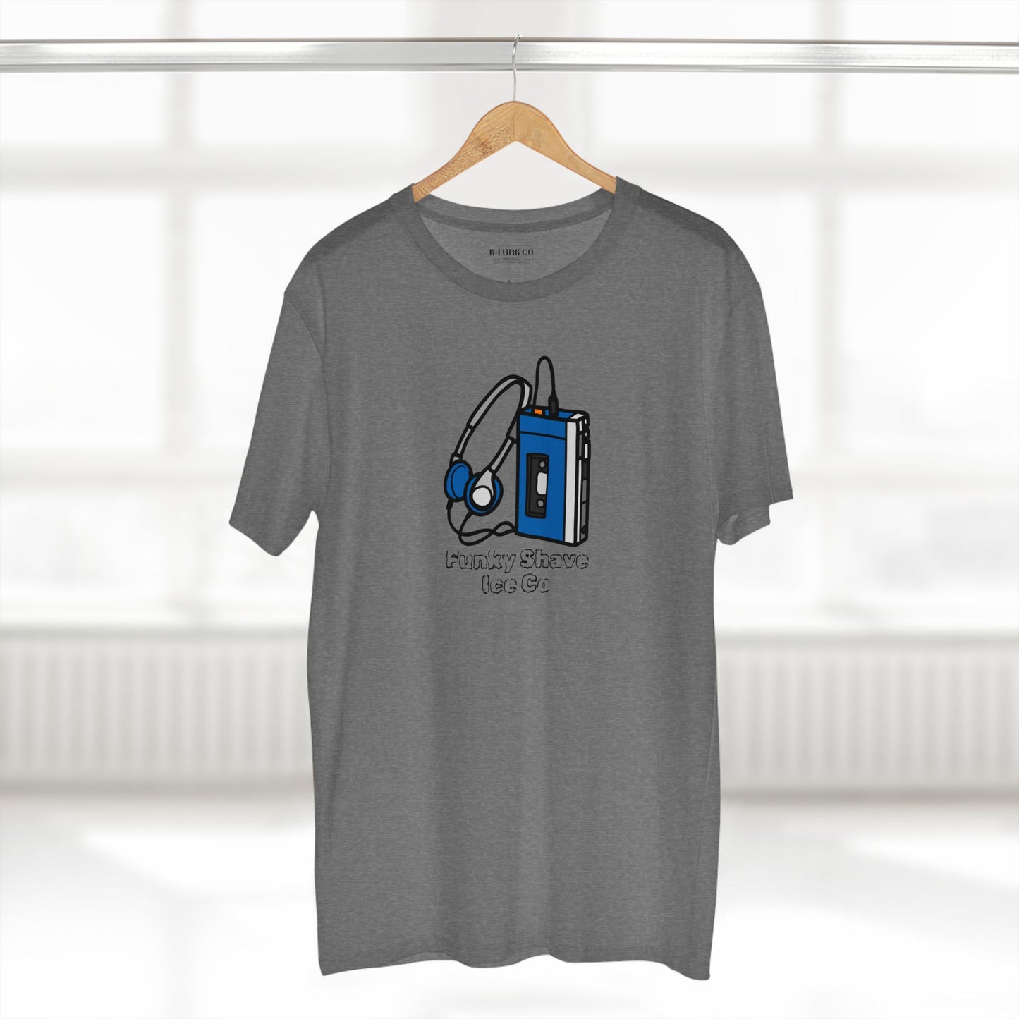 Funky Shave Ice Co Cassette Player Tee