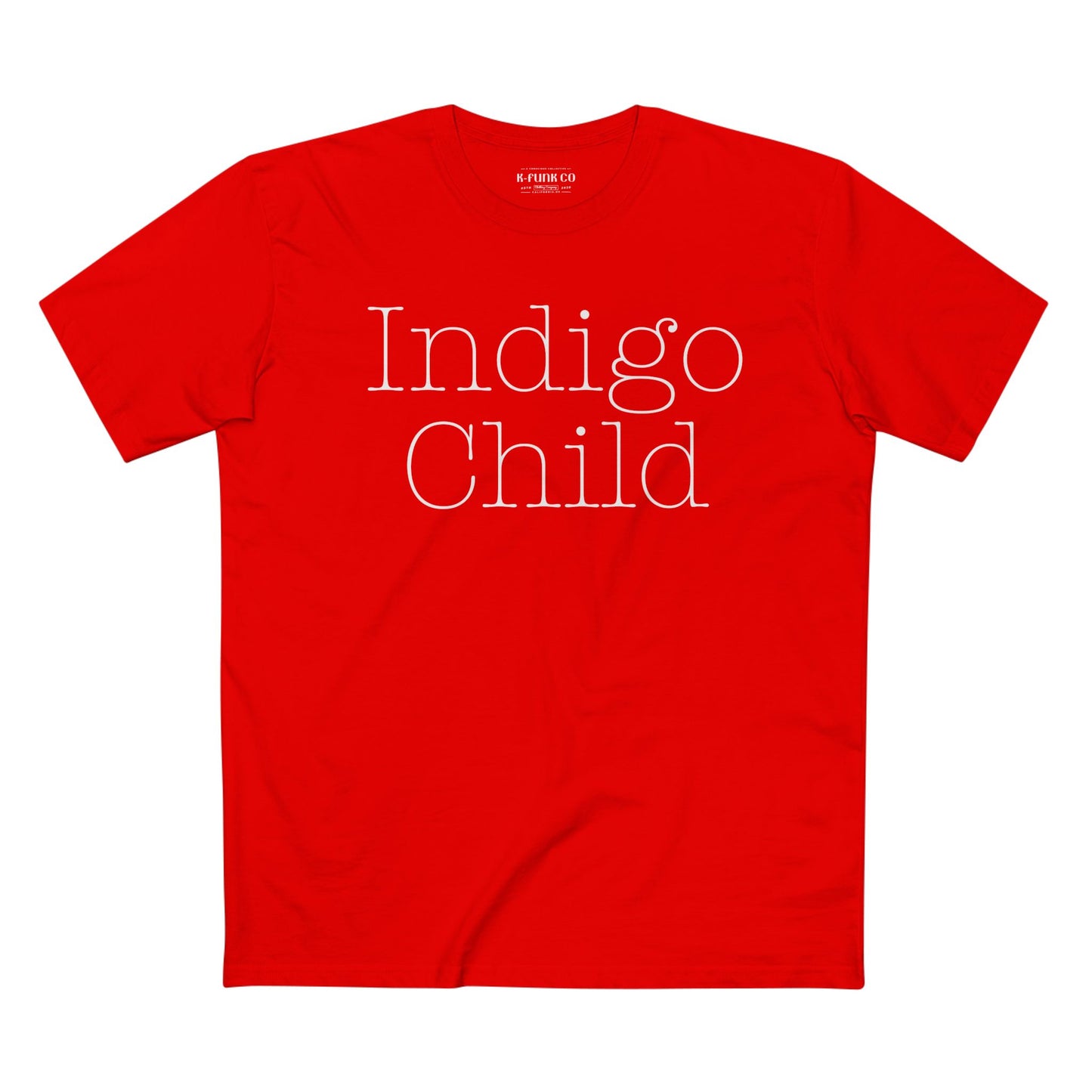 Indigo Child Tee, Indigo Child Tee-Typewriter Font