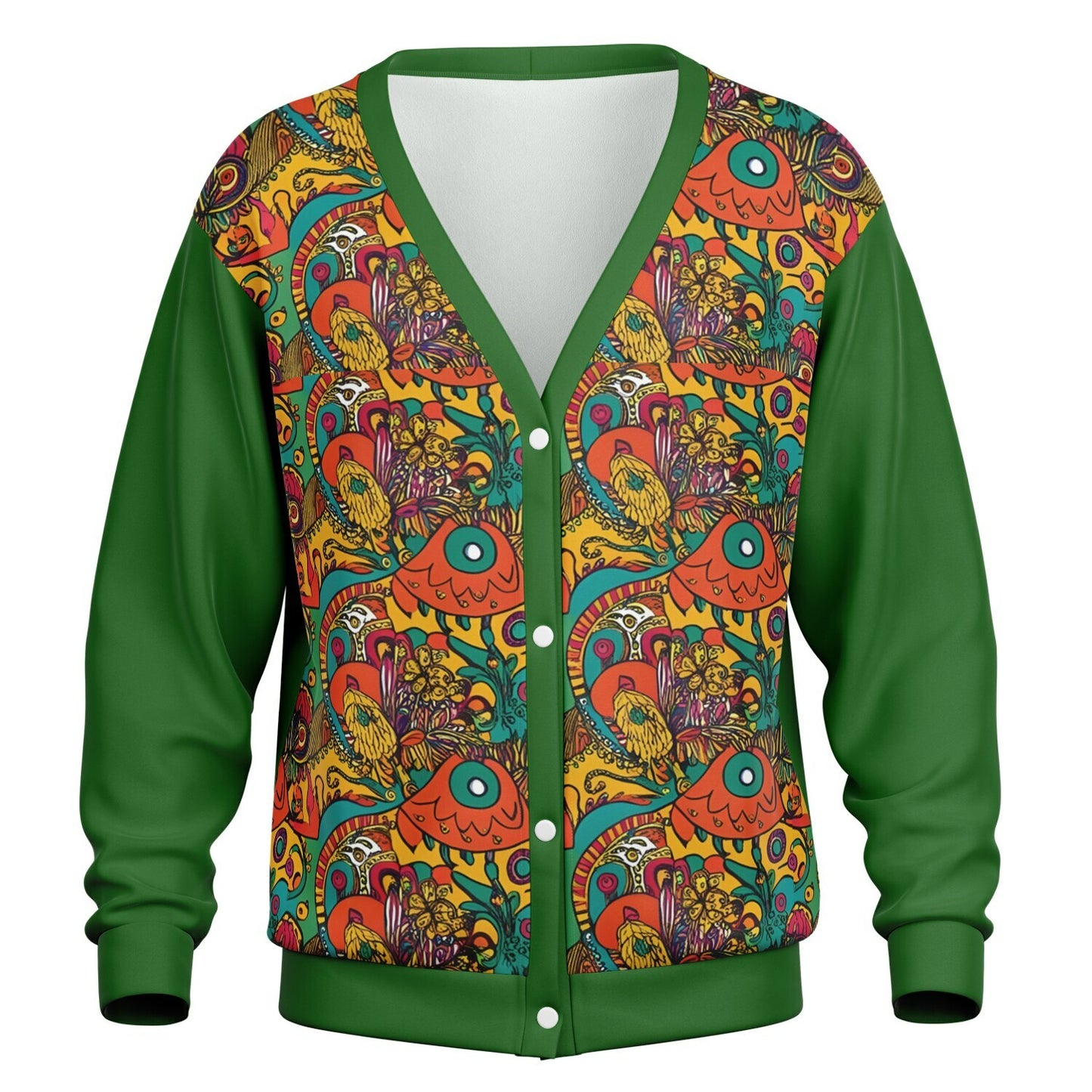 K-Funk Co. Trippy Cardigan - AOP