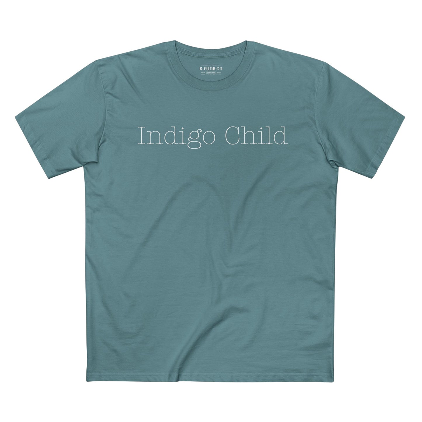 Indigo Child Typewriter font Tee