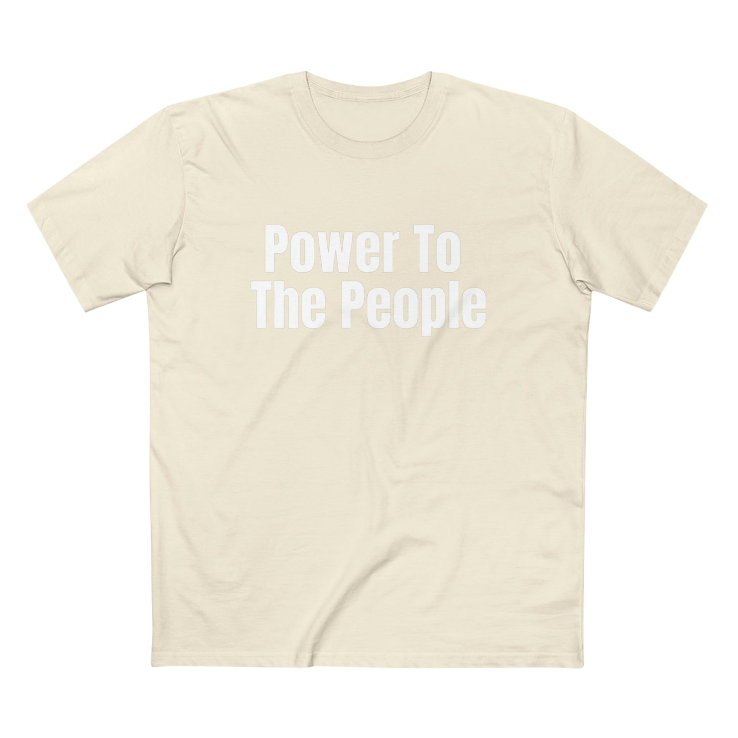 Power To The People Staple Tee